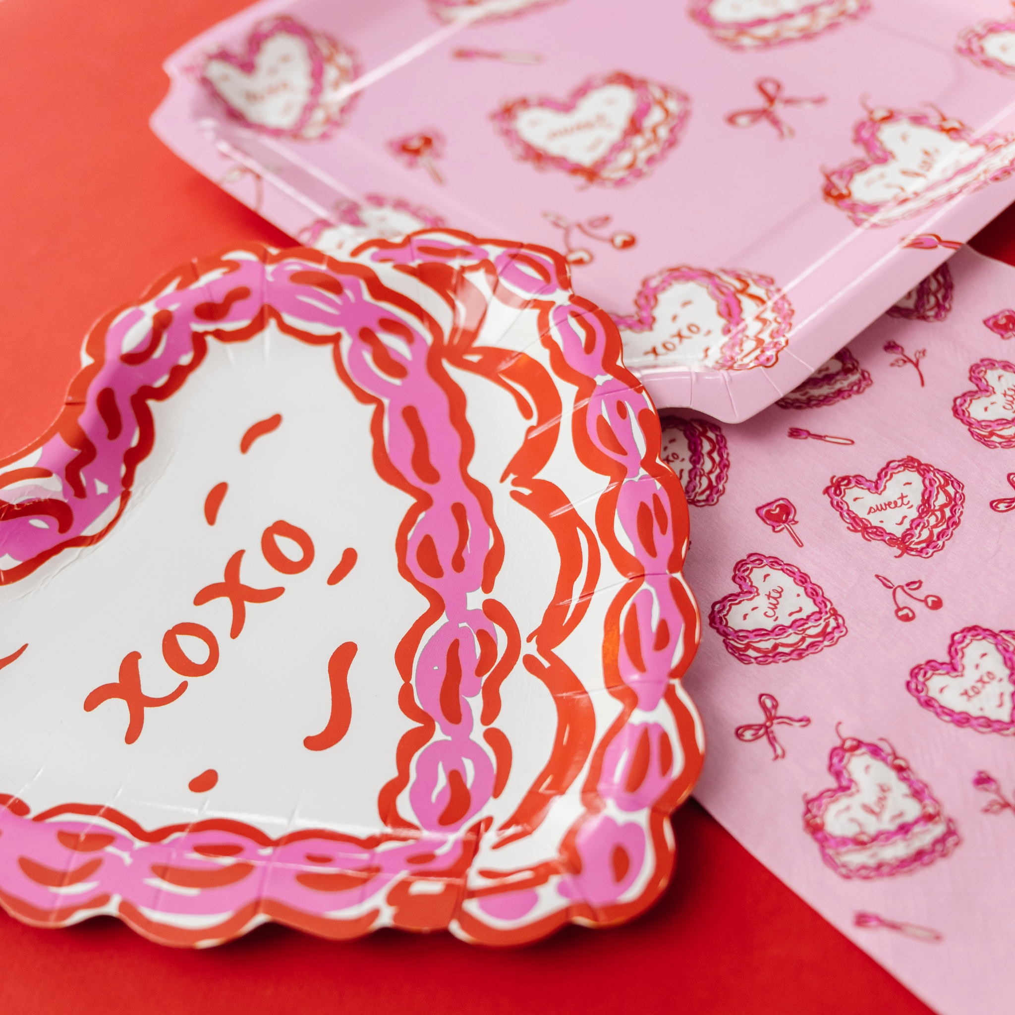 Xoxo Cake Napkin