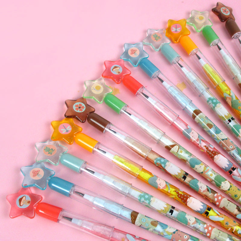 Garden Gnomes & Fairies Multi Point Pencils