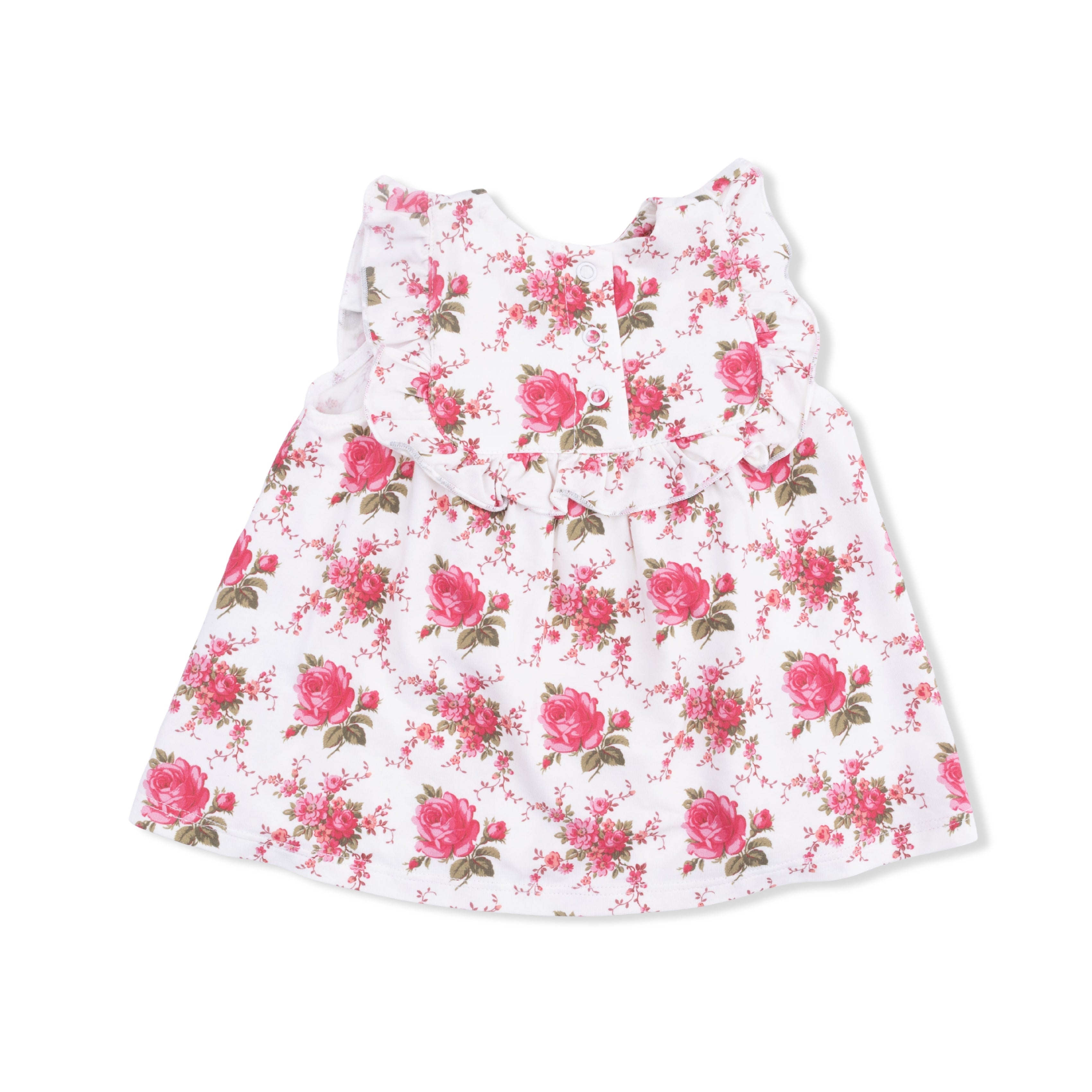 Elegant Roses - Ruffle Top And Bloomer