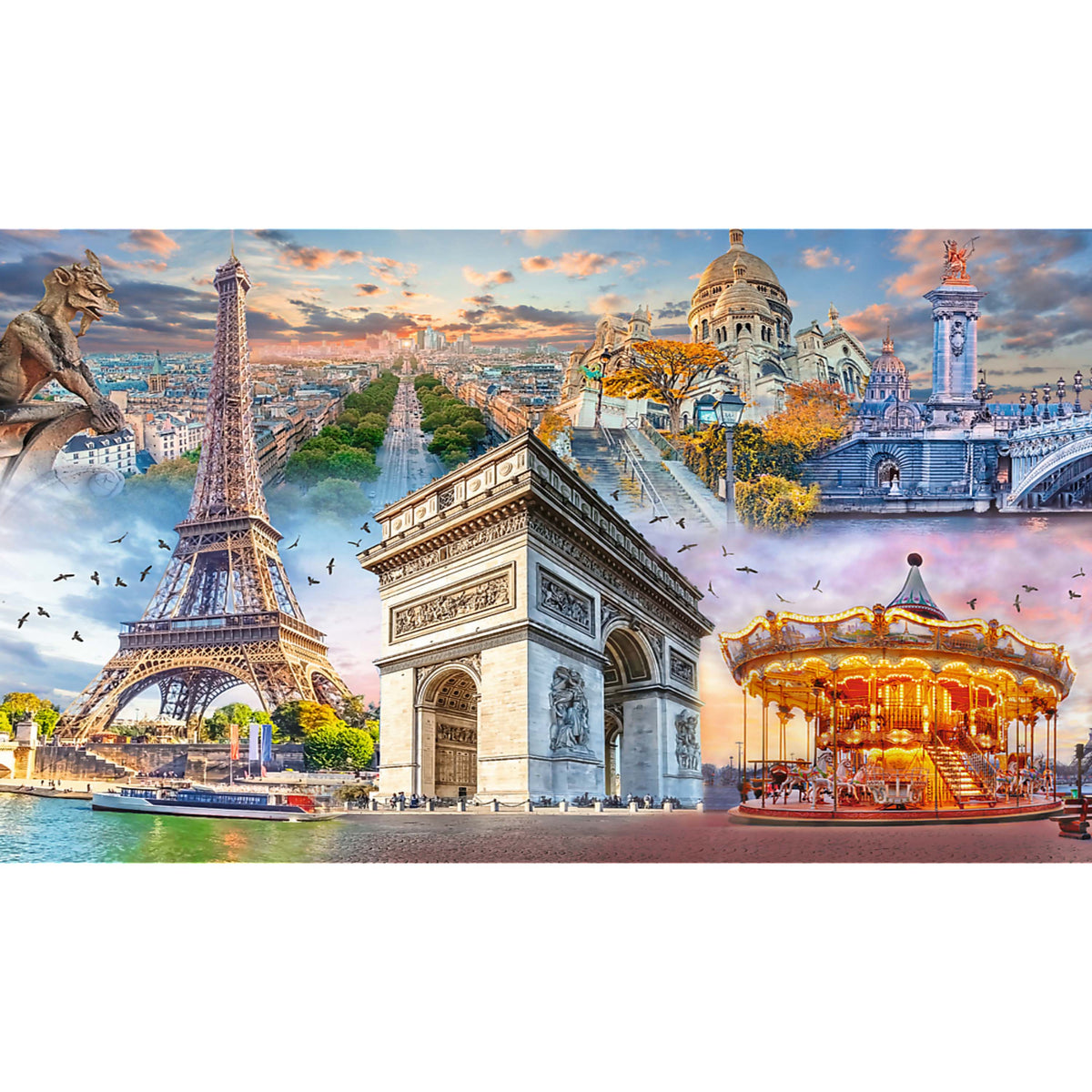 Red Weekend In Paris 1000 Piece Puzzle