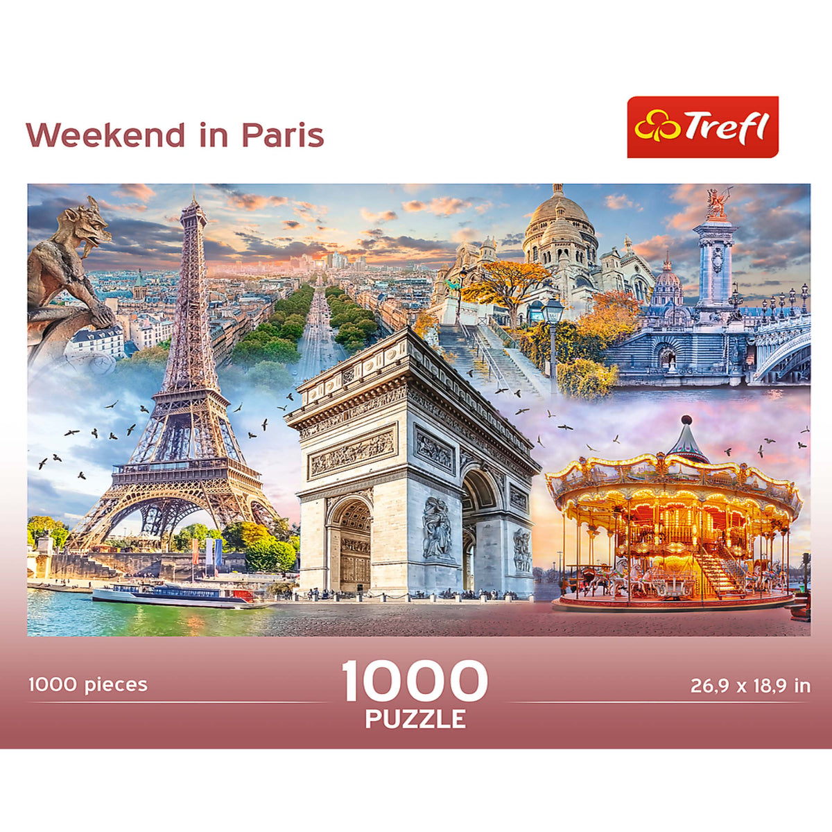 Red Weekend In Paris 1000 Piece Puzzle