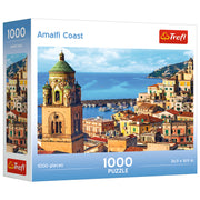 Red Amalfi Coast 1000 Piece Puzzle