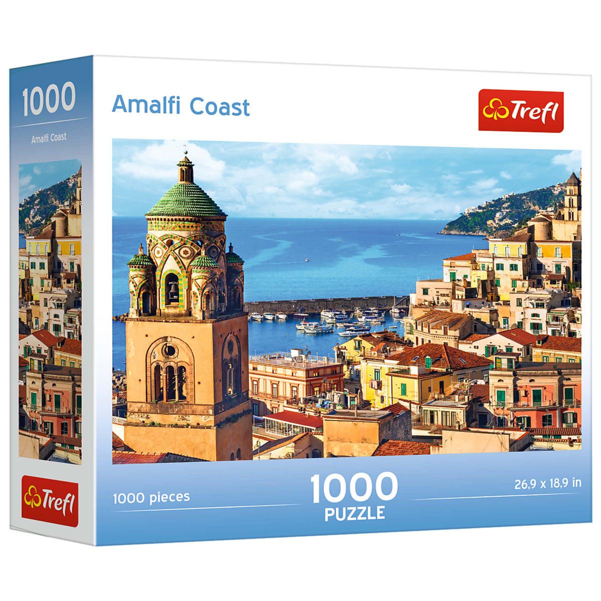 Red Amalfi Coast 1000 Piece Puzzle