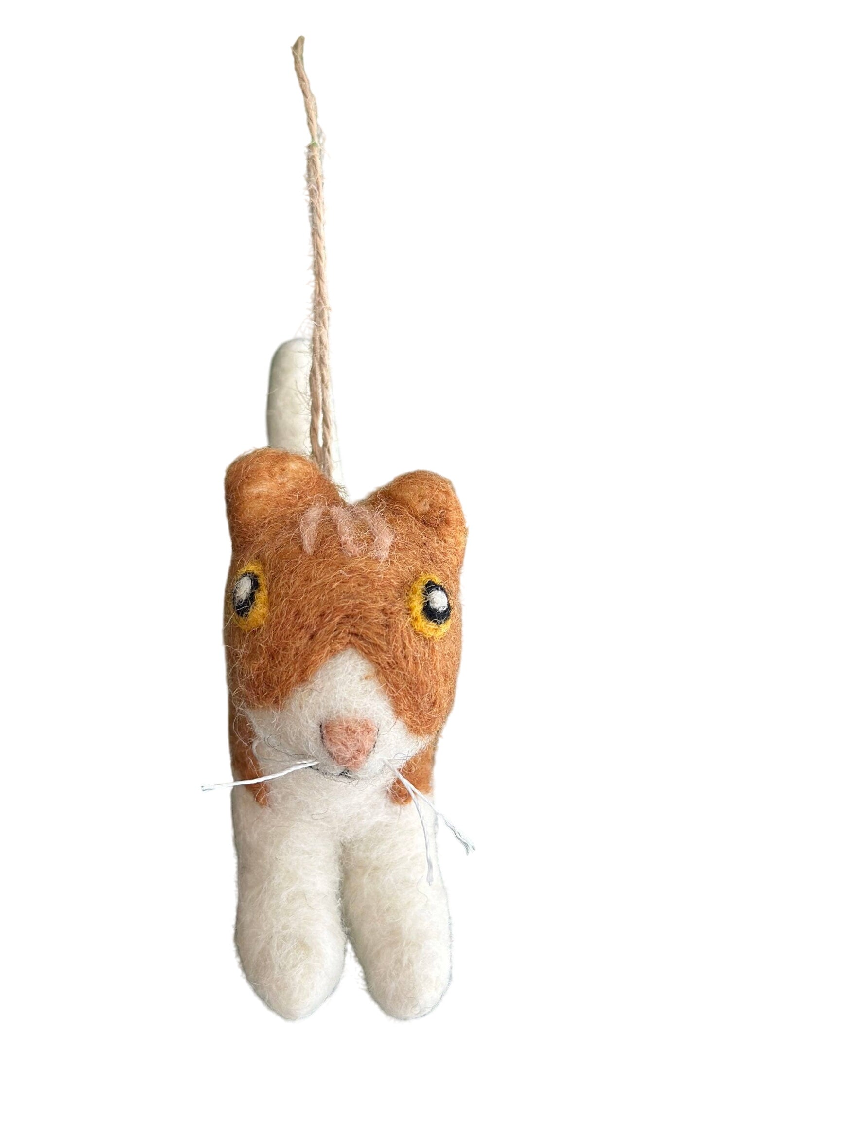 Felt Ornament - Playful Cat