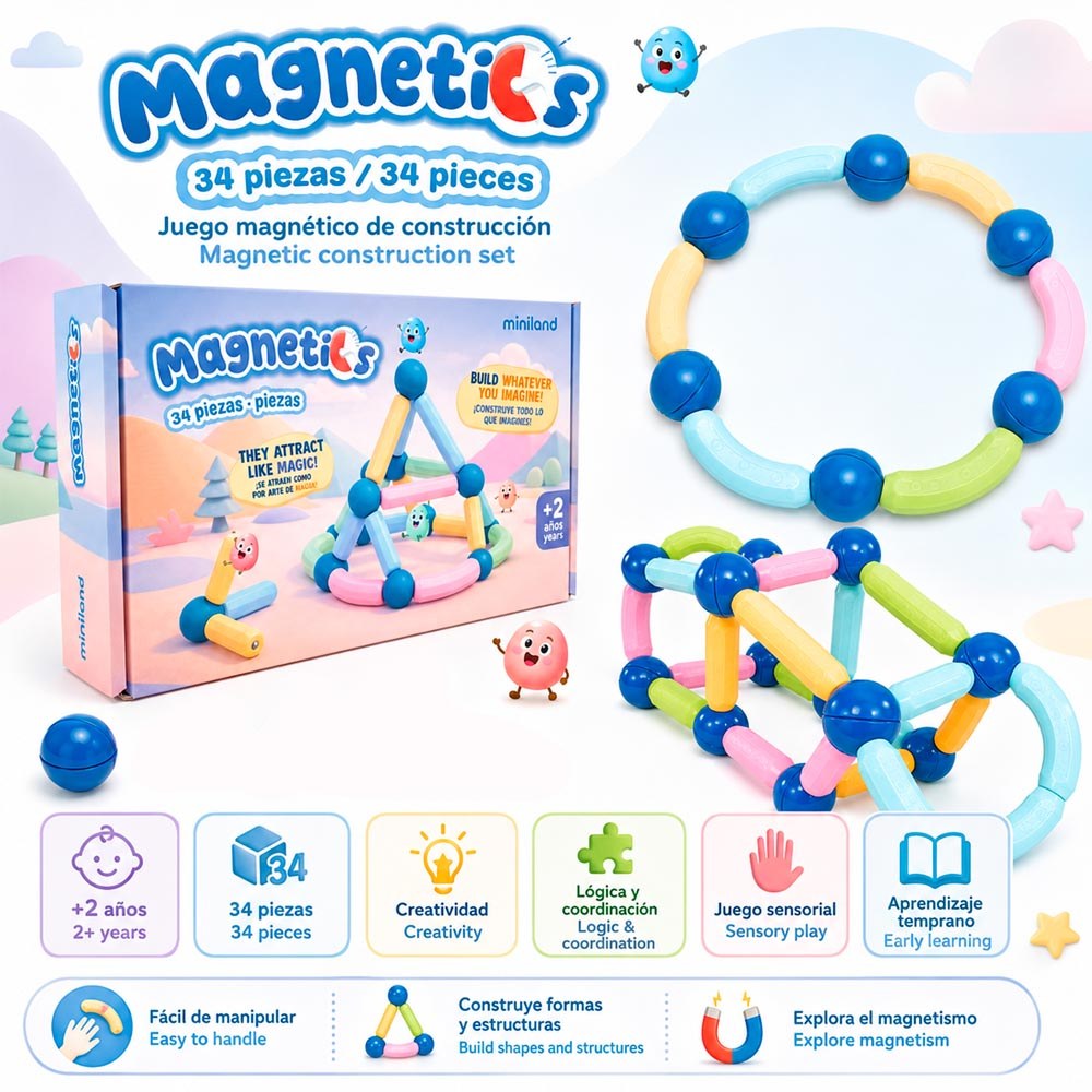 Magnetics 34 Pcs