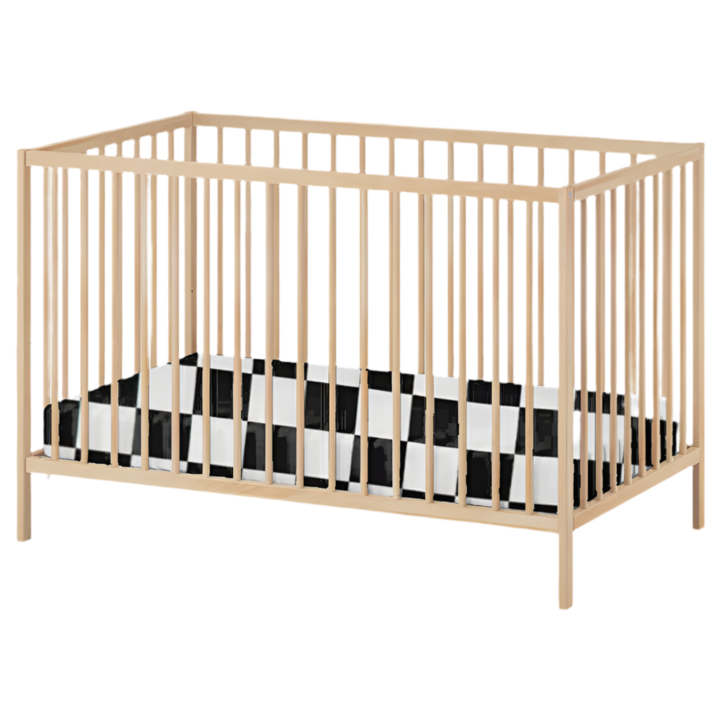 Race Black & White Checkered Crib Sheet (Ships June 8)