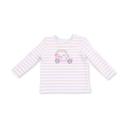 Golf - Long Sleeve Uni Shirt Pink Golf Cart