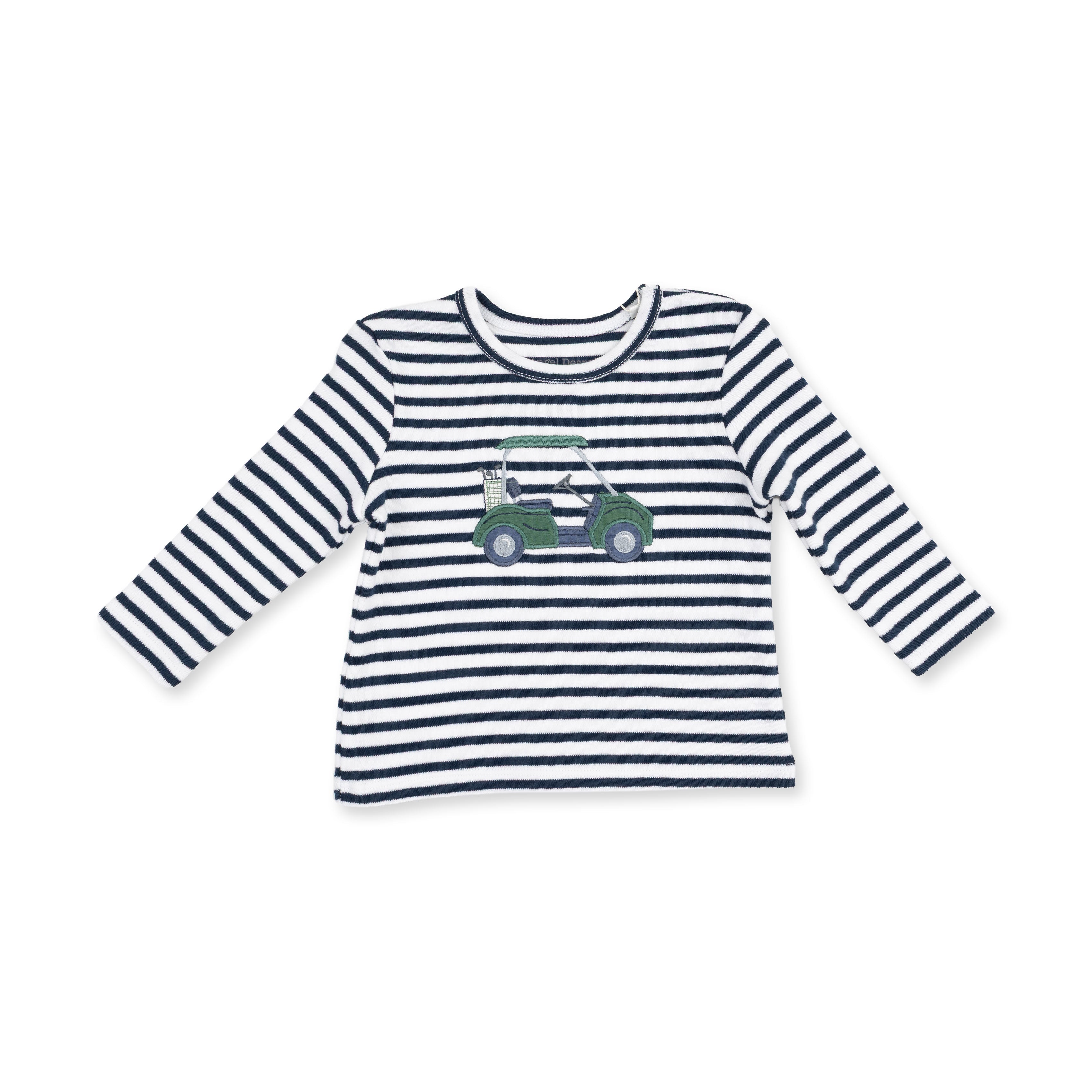 Golf - Long Sleeve Uni Shirt Green Golf Cart