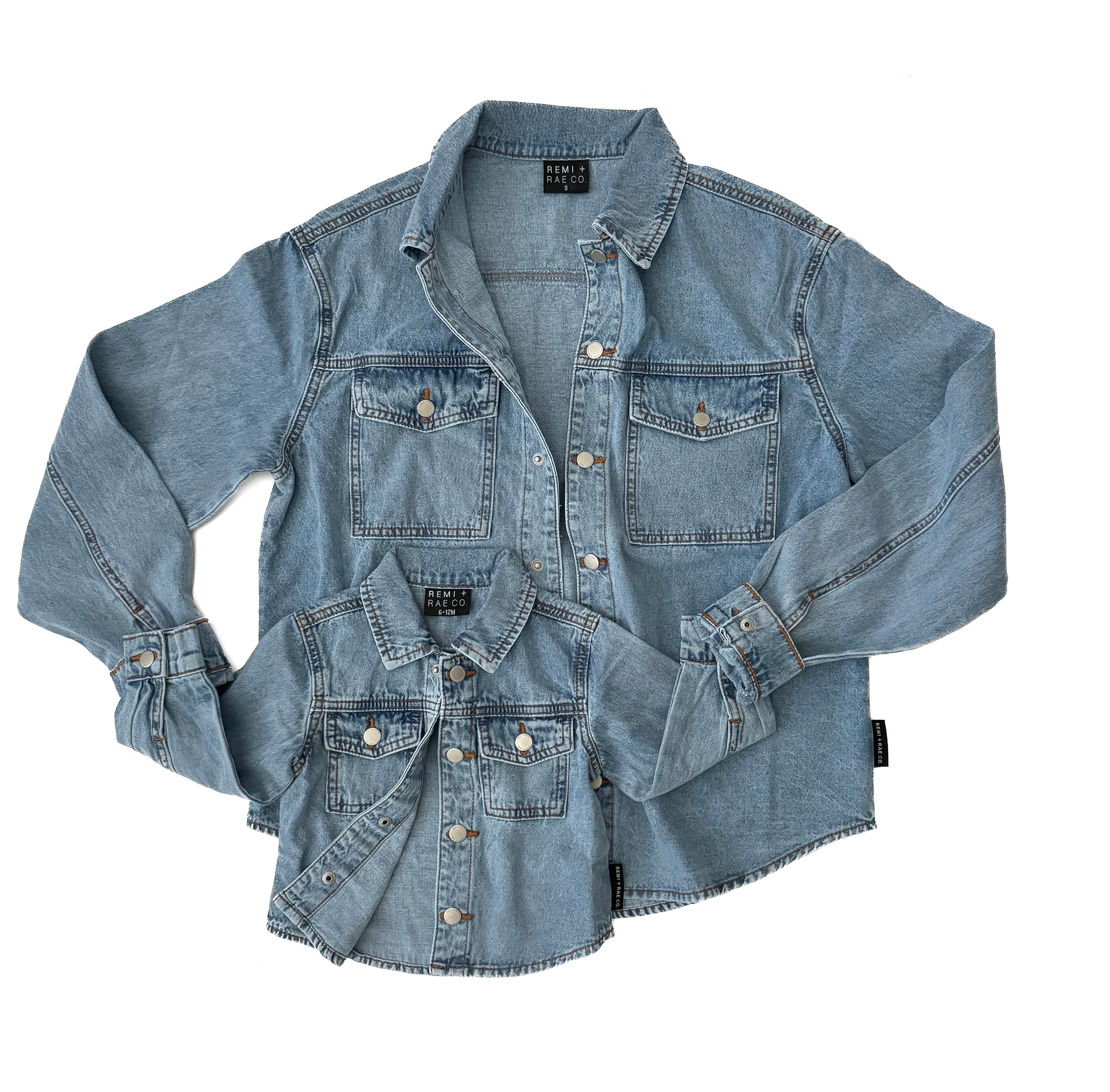 Adult - Denim Shacket