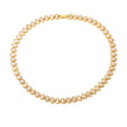 Oval Bezel Tennis Choker