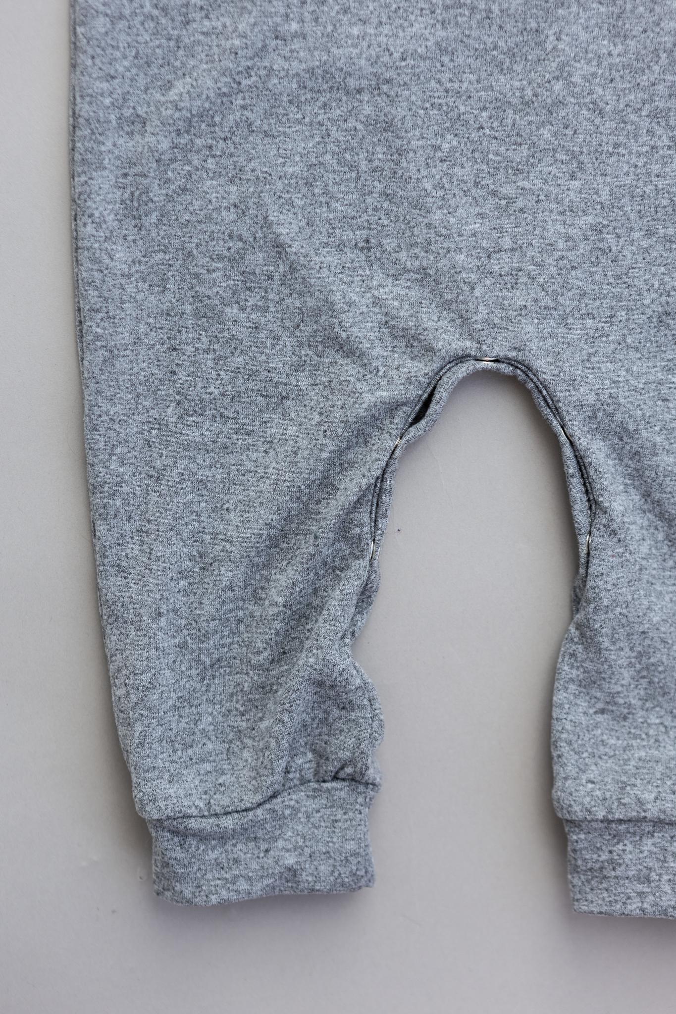 Heather Gray Tank One-piece Jogger