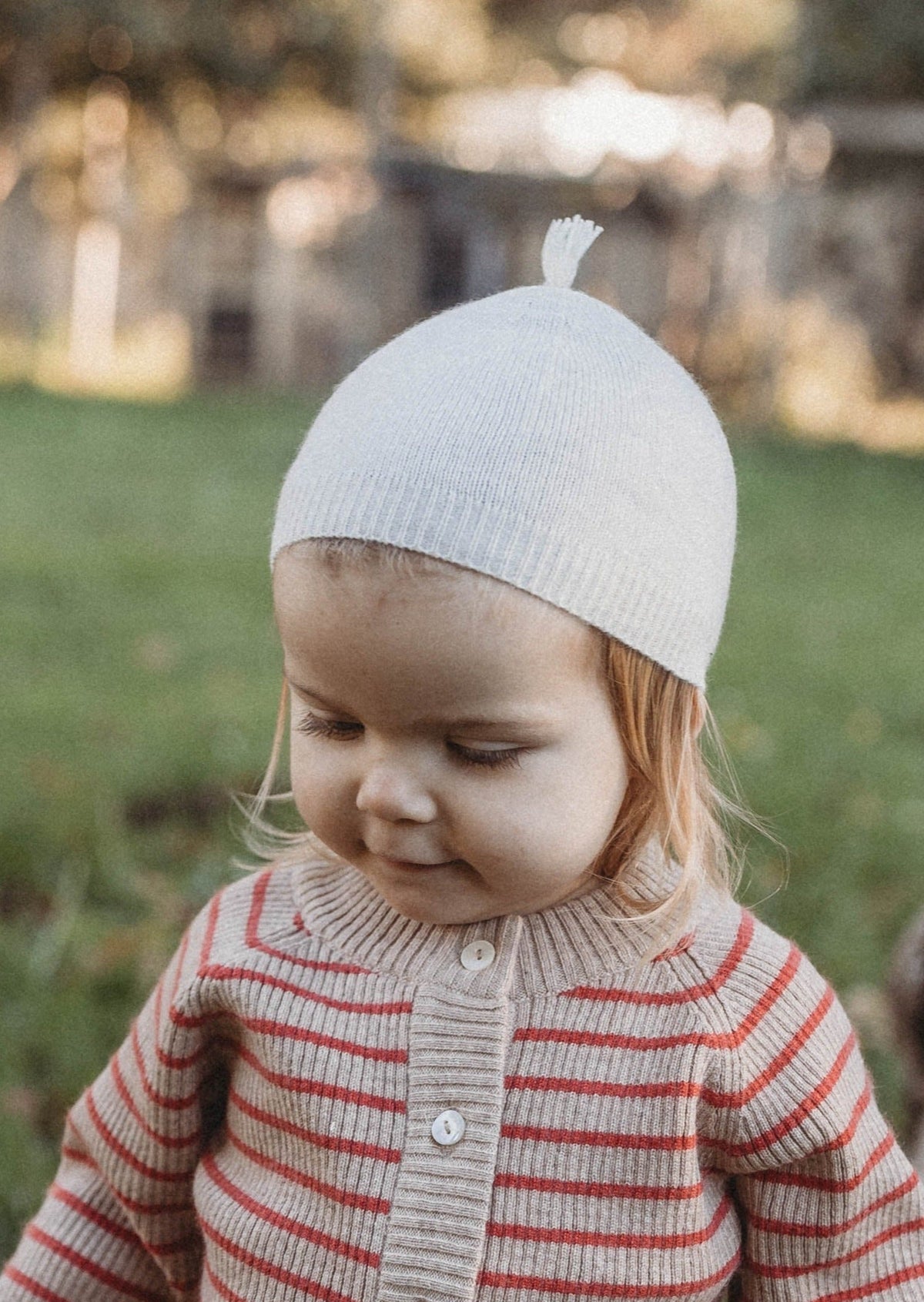 Cashmere & Merino Wool Beanie | Pure Beige