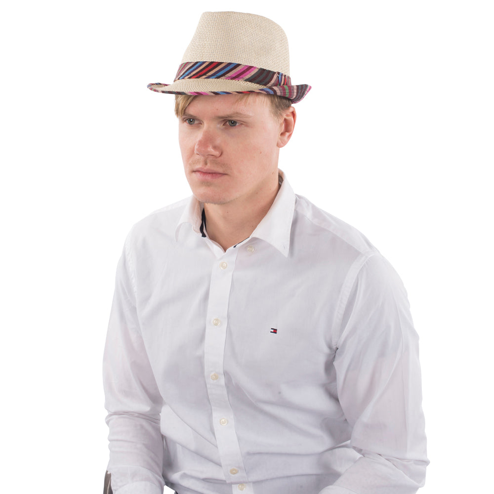 Fedora With Colorful Band