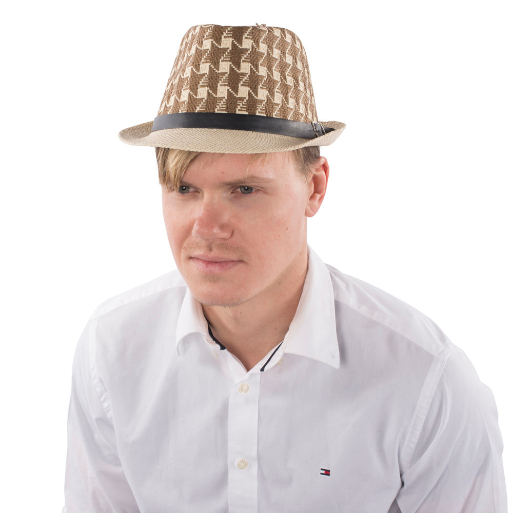 Checkerboard Fedora Hat