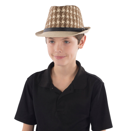 Checkerboard Fedora Hat