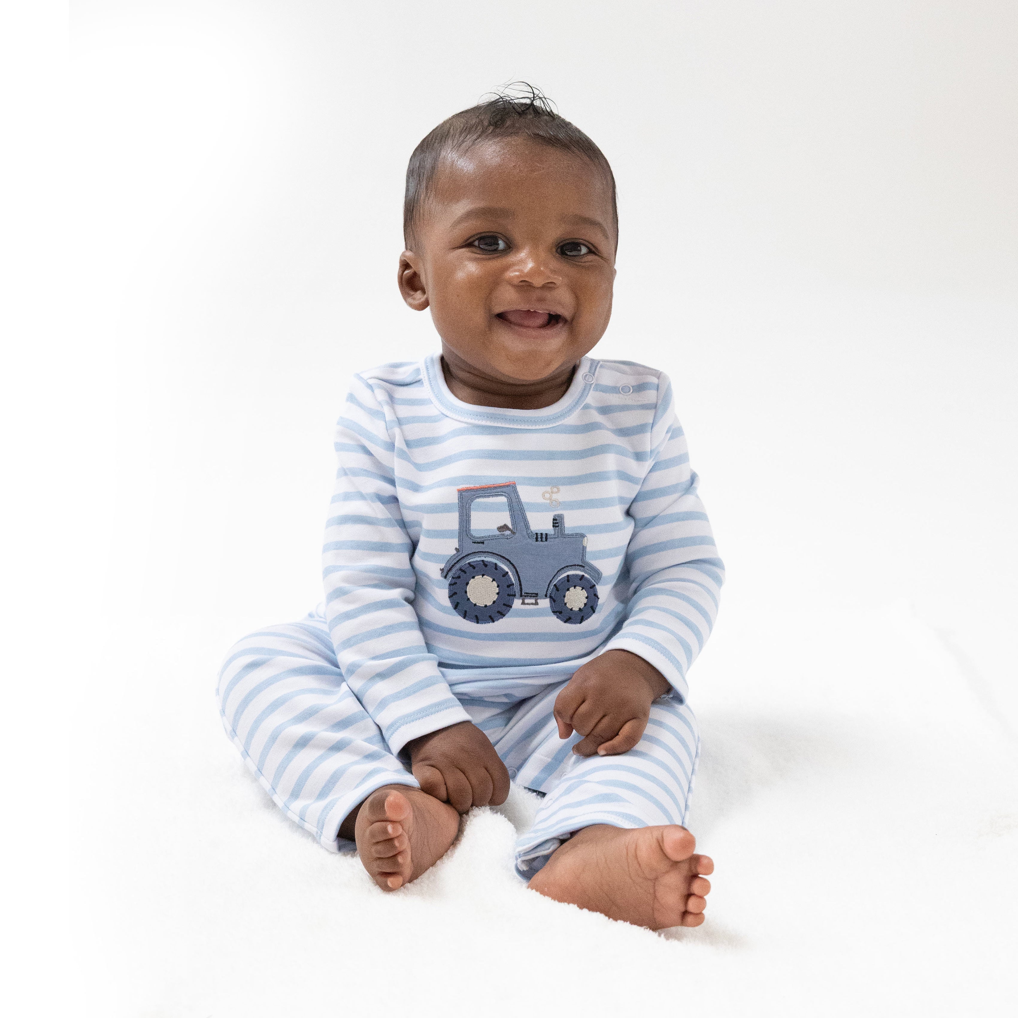 Long Sleeve Snap Shoulder Romper *pre- Order - This Item Will Not Ship Until After  9.2 And Will Ship Separately From Other Items In Your Order.