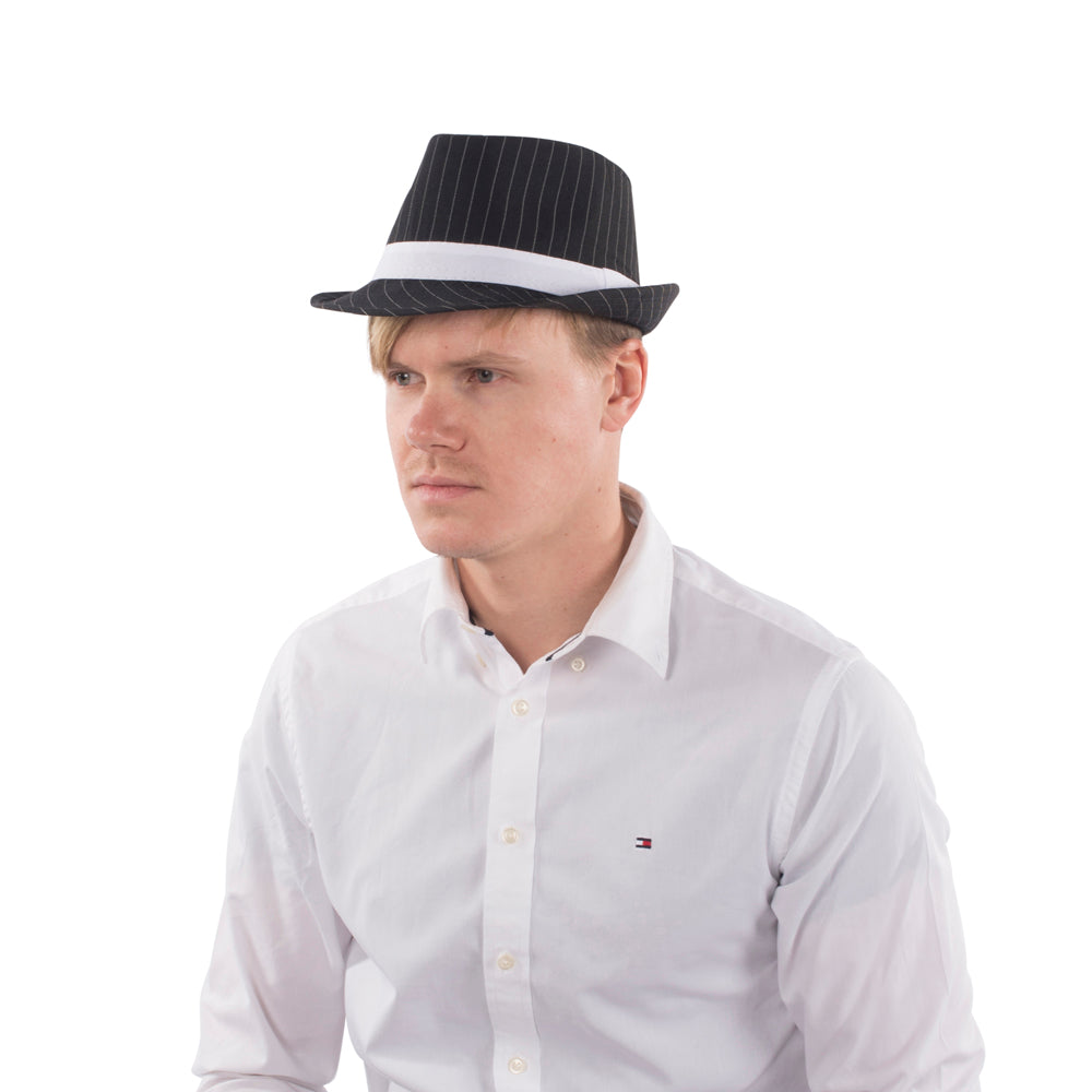 Striped Fedora Hat