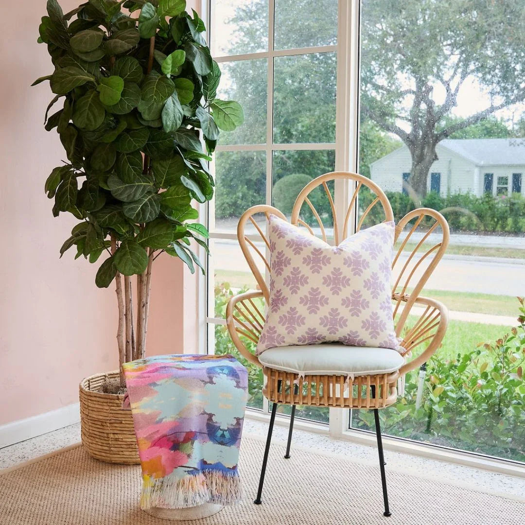 Antigua Smile Throw Blanket By Laura Park