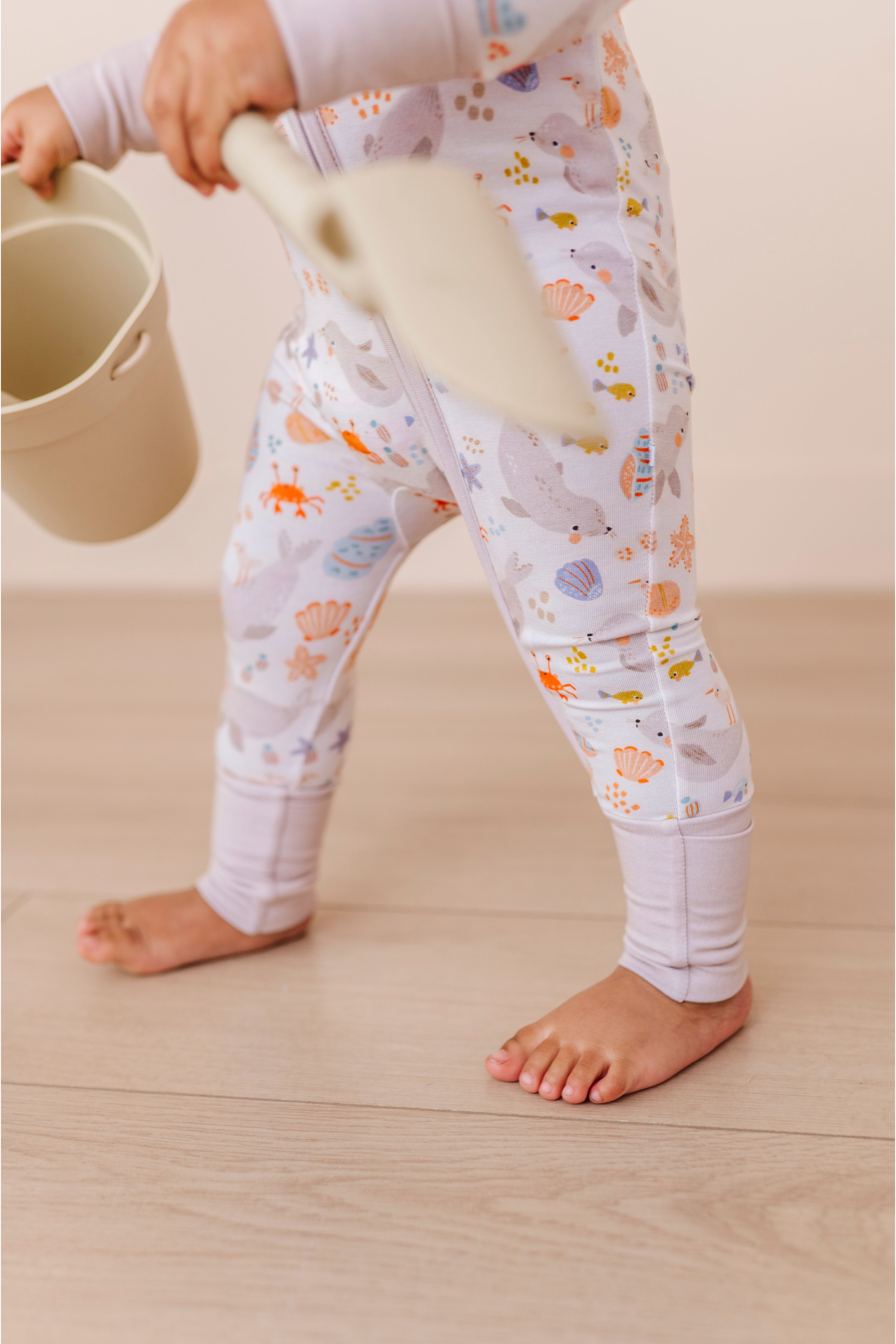 Bamboo One Piece Zip Pajama - Sammie Seal