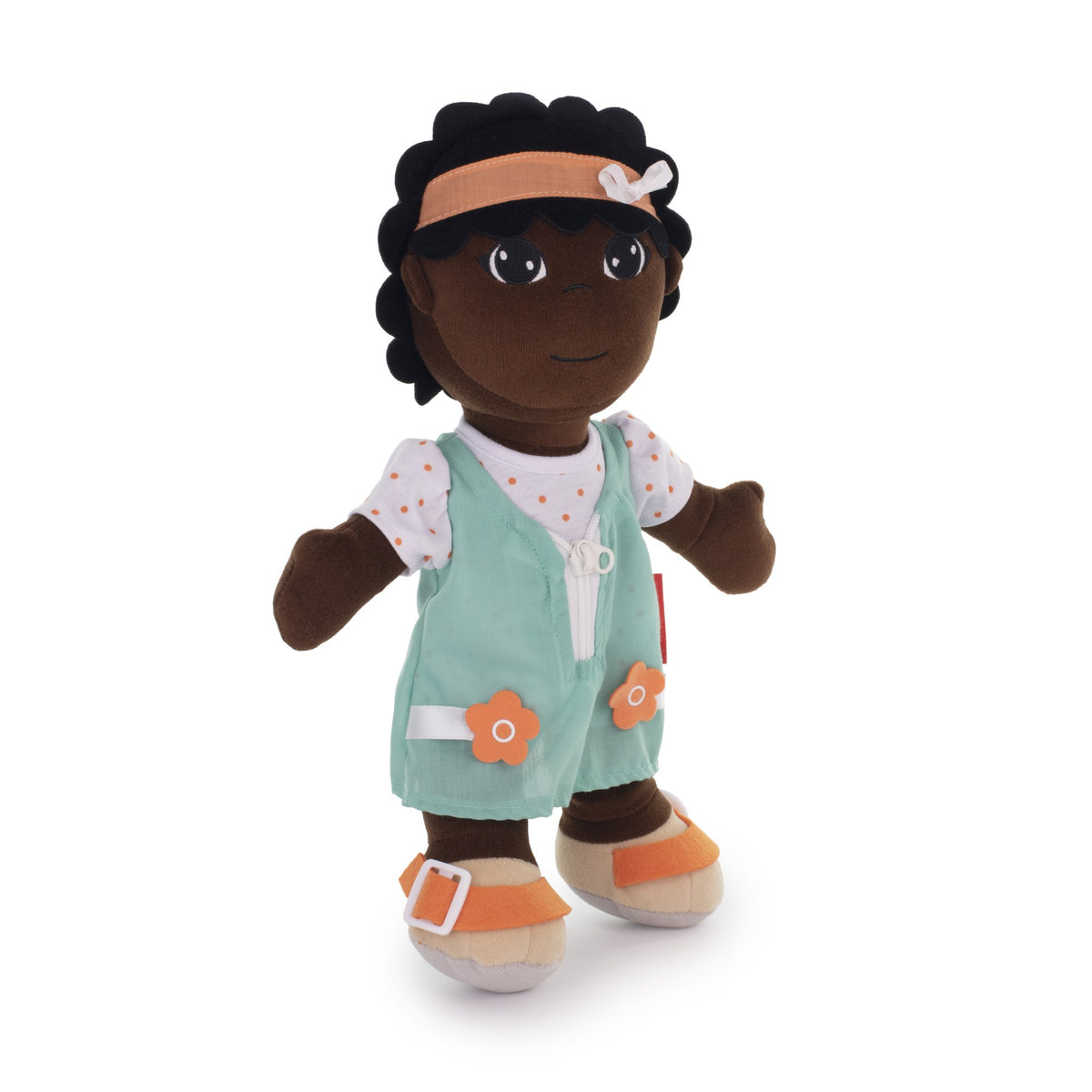 Washable Diversity Fastening Doll: African Girl