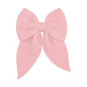 Solid Mellow Rose - Large Bow