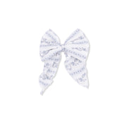Kimberly Floral Stripe - Large Bow