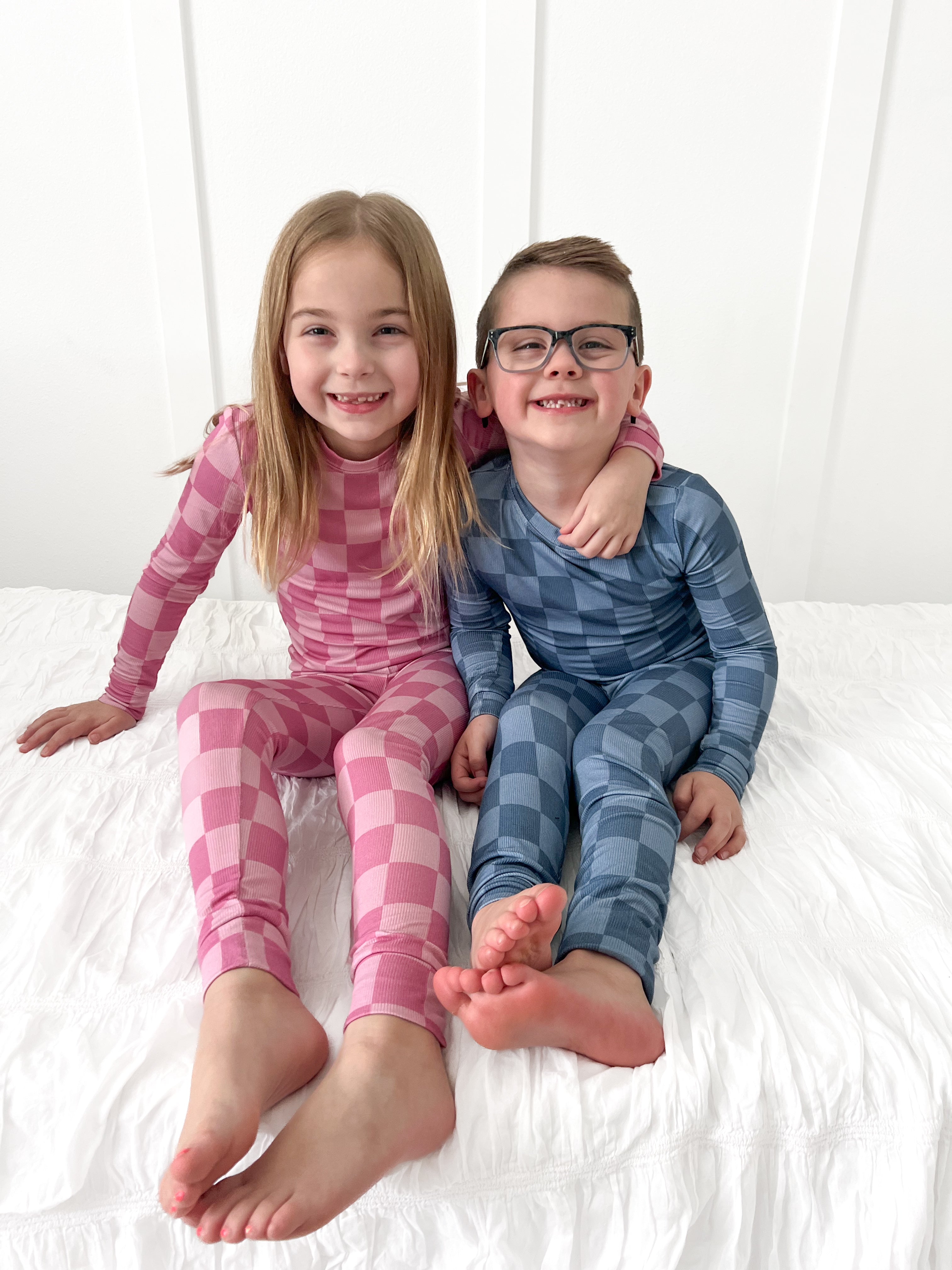 Pink Check | Two Piece Set
