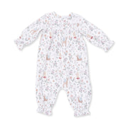 Enchanted Woodland - Smocked Long Sleeve Romper