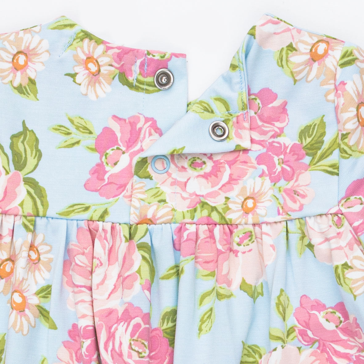 Angeline Floral - Smocked Long Sleeve Romper