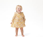 Ruffle Long Sleeve Bubble With Skirt