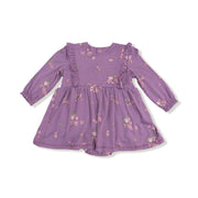 Ruffle Long Sleeve Bubble With Skirt