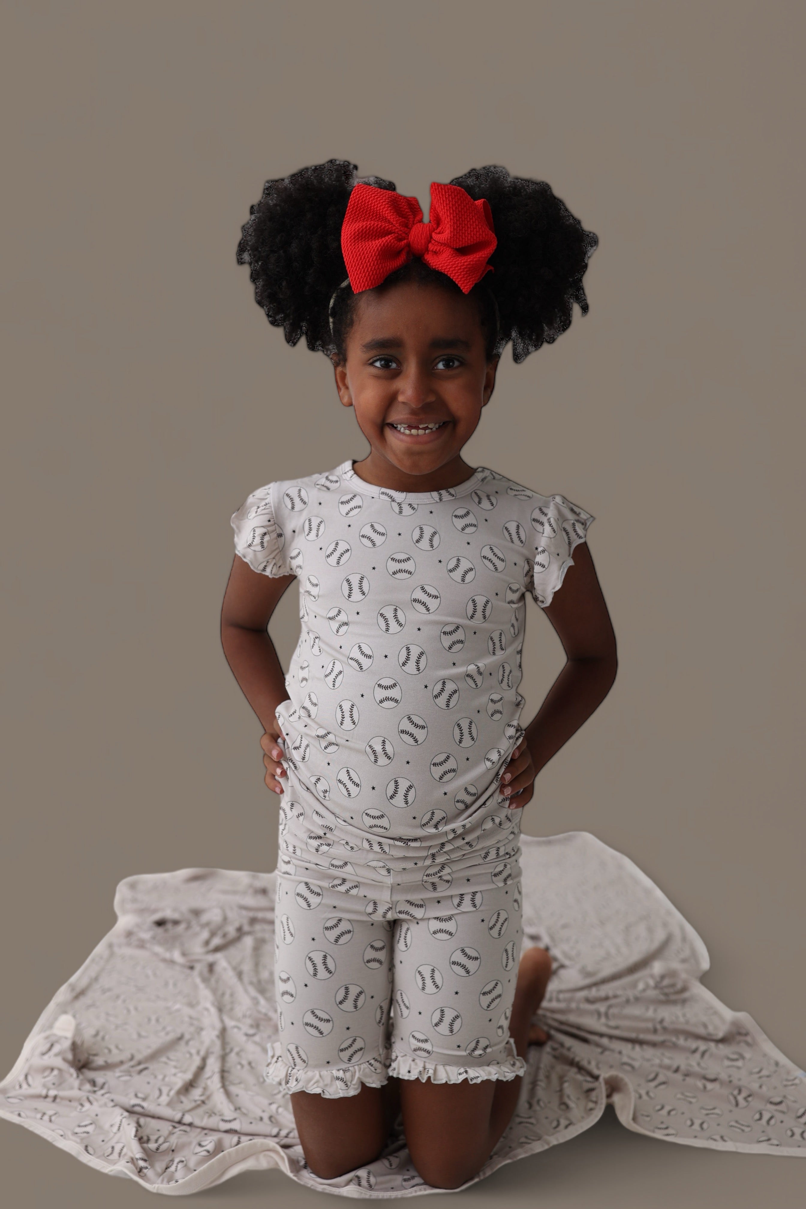 Exclusive Swing For The Stars Dream Ruffle Short Set