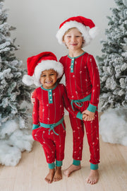 *preorder* Santa's Sleigh Stripes Comfort Set
