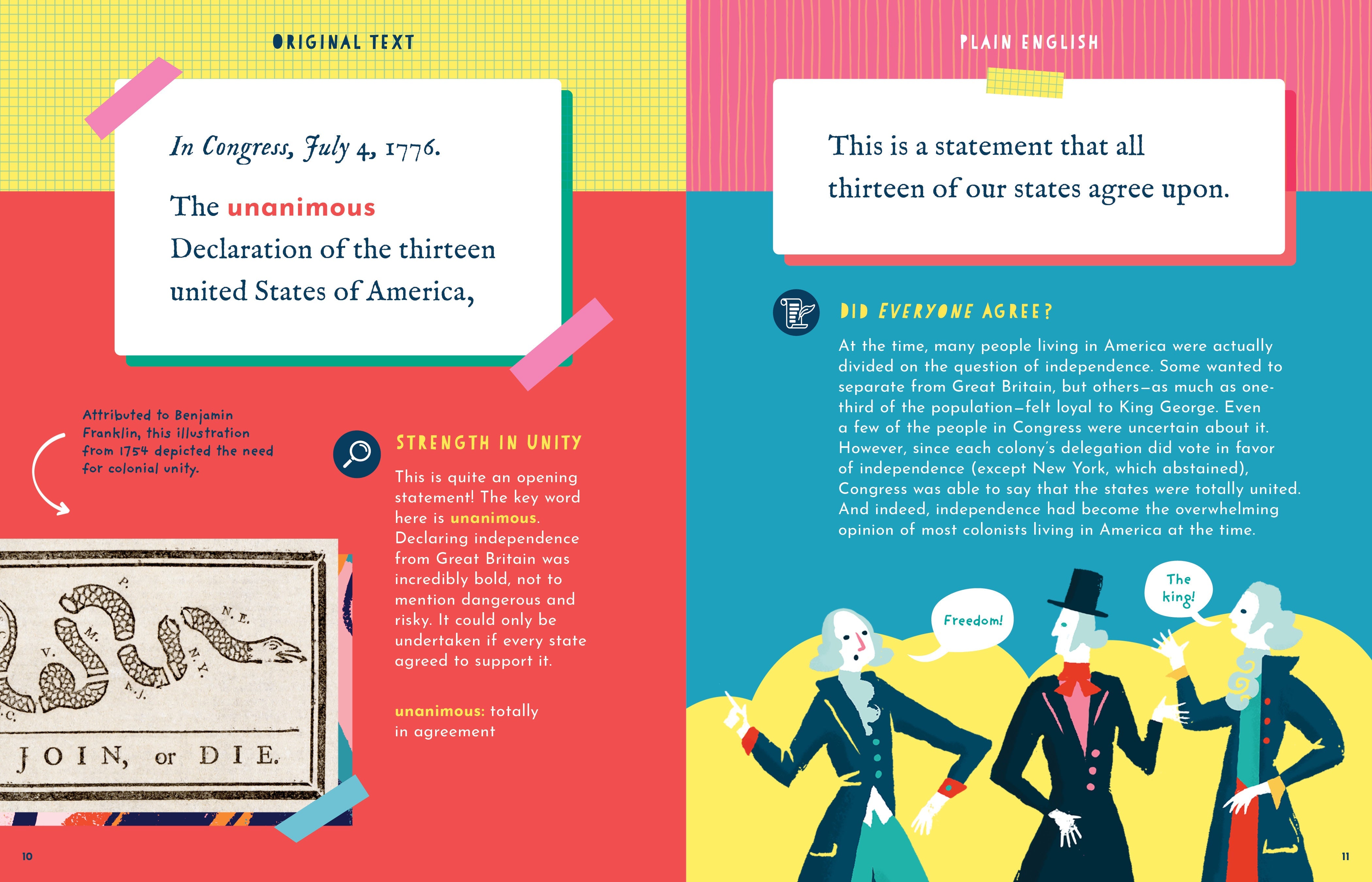 The Side-by-side Declaration Of Independence