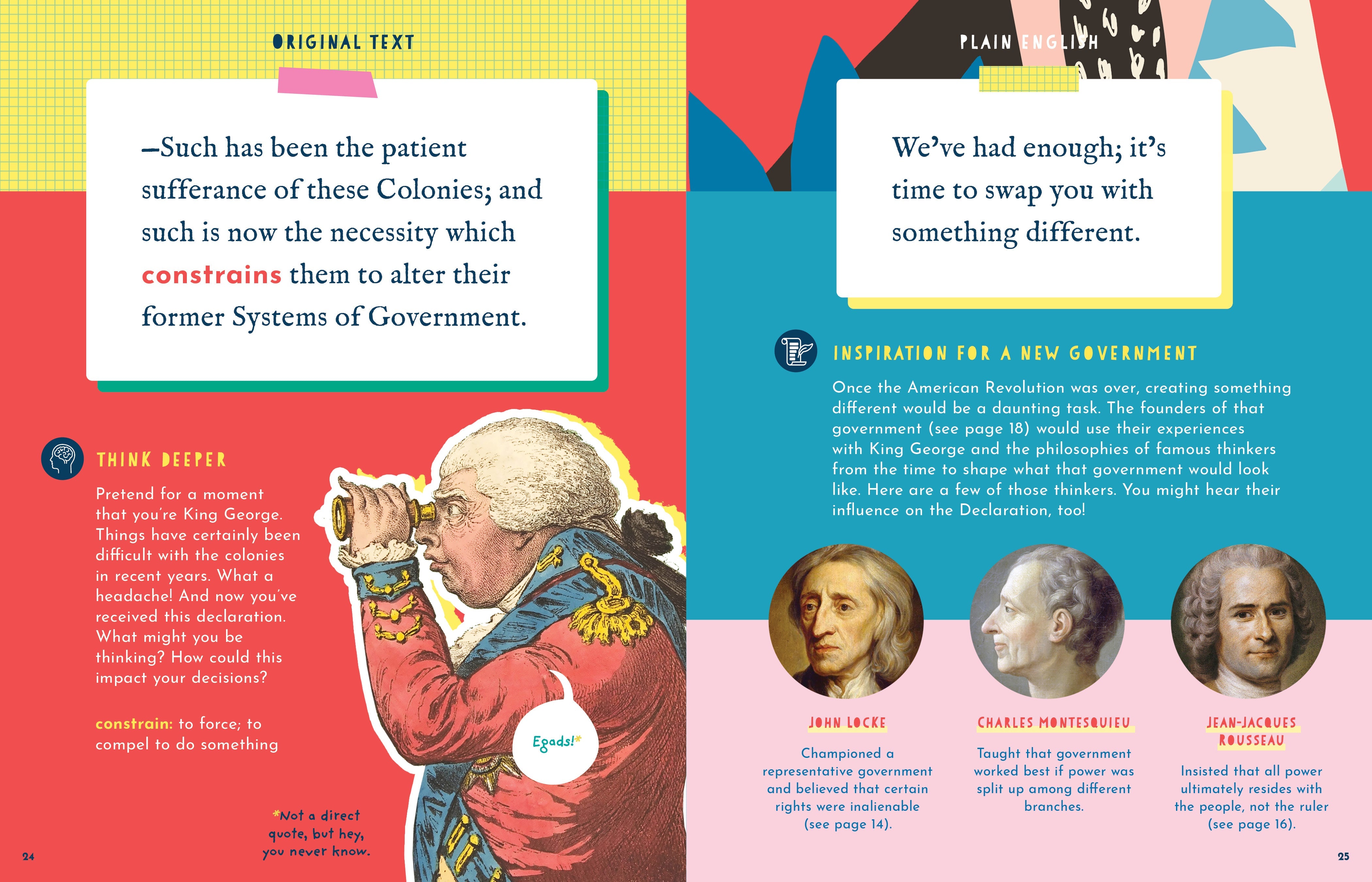 The Side-by-side Declaration Of Independence