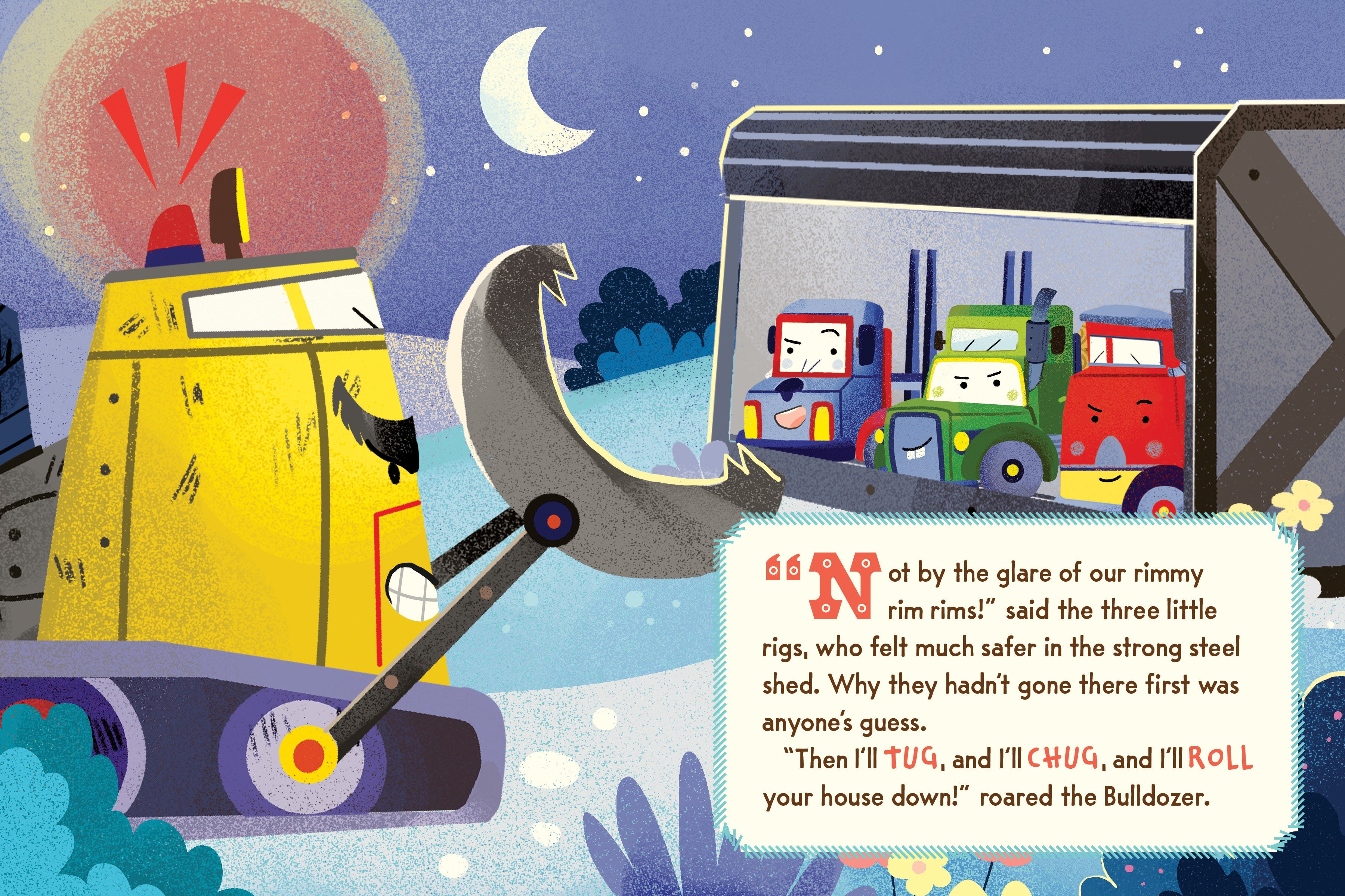 Truck Tales: The Three Little Rigs And The Big Bad Bulldozer