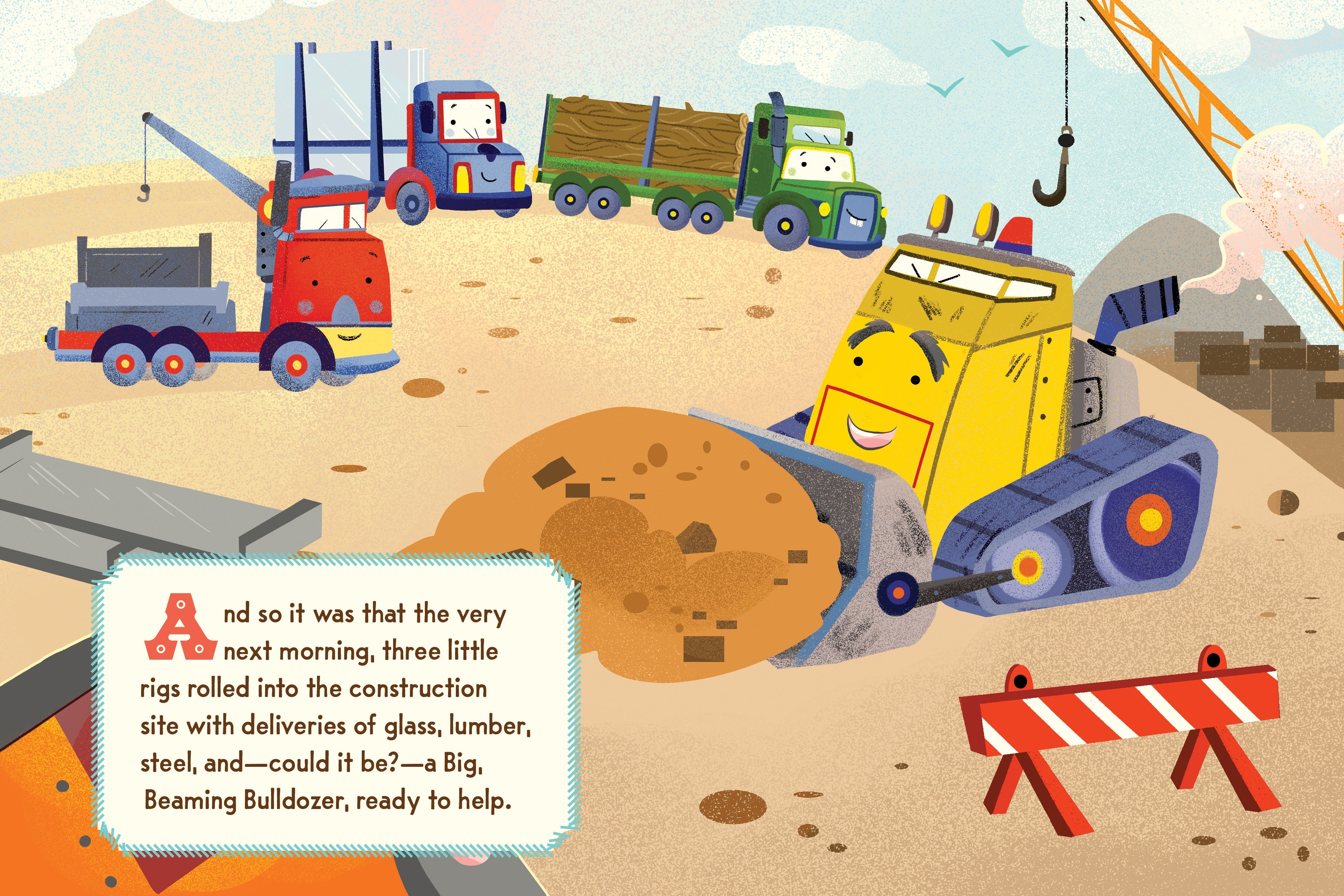 Truck Tales: The Three Little Rigs And The Big Bad Bulldozer