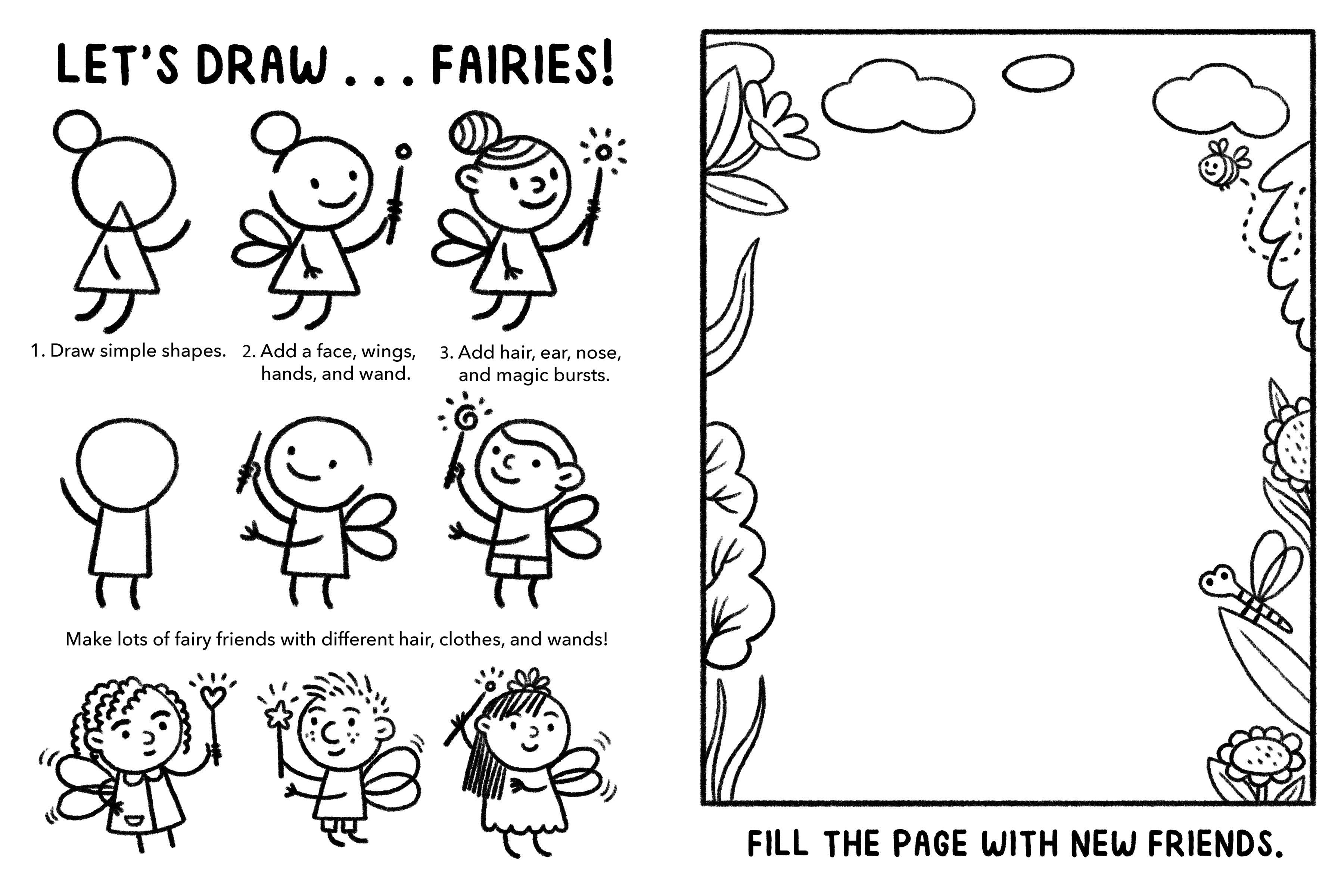 Mini Doodles: Let's Draw Magical Creatures