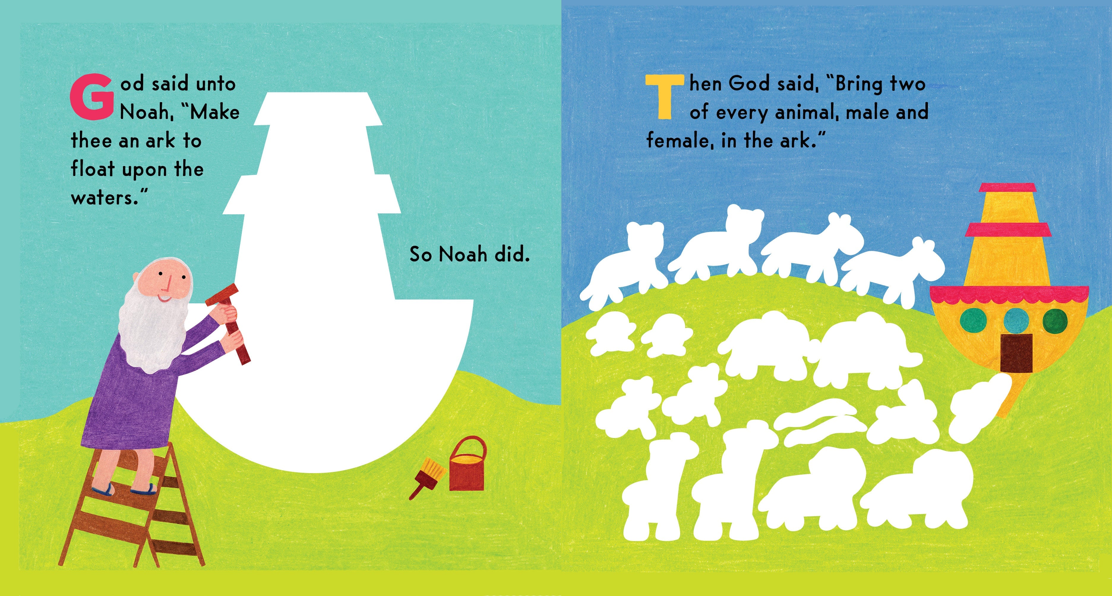 Bible Bath Books: Noah's Ark: A Color-changing Bath Book