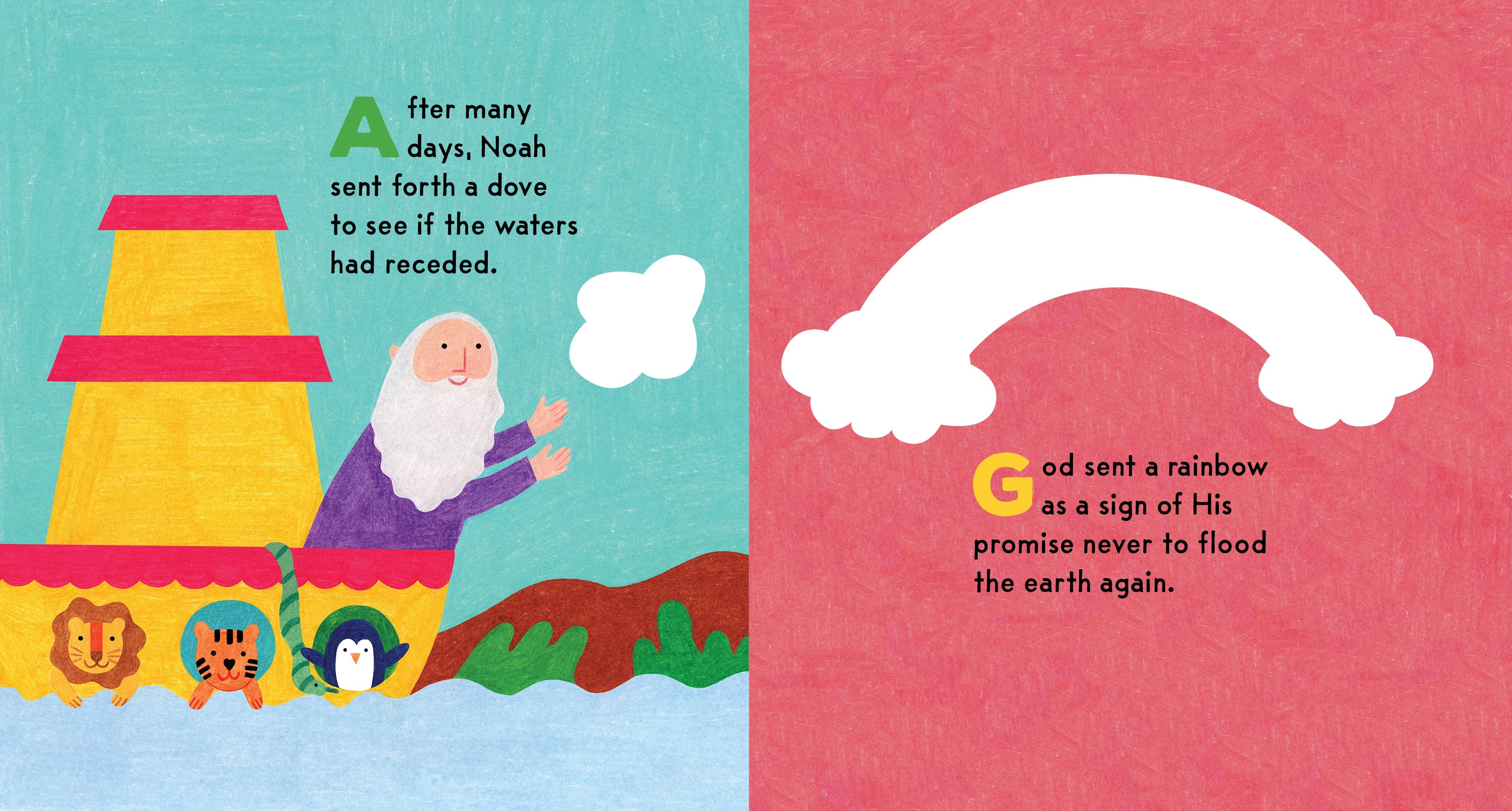 Bible Bath Books: Noah's Ark: A Color-changing Bath Book
