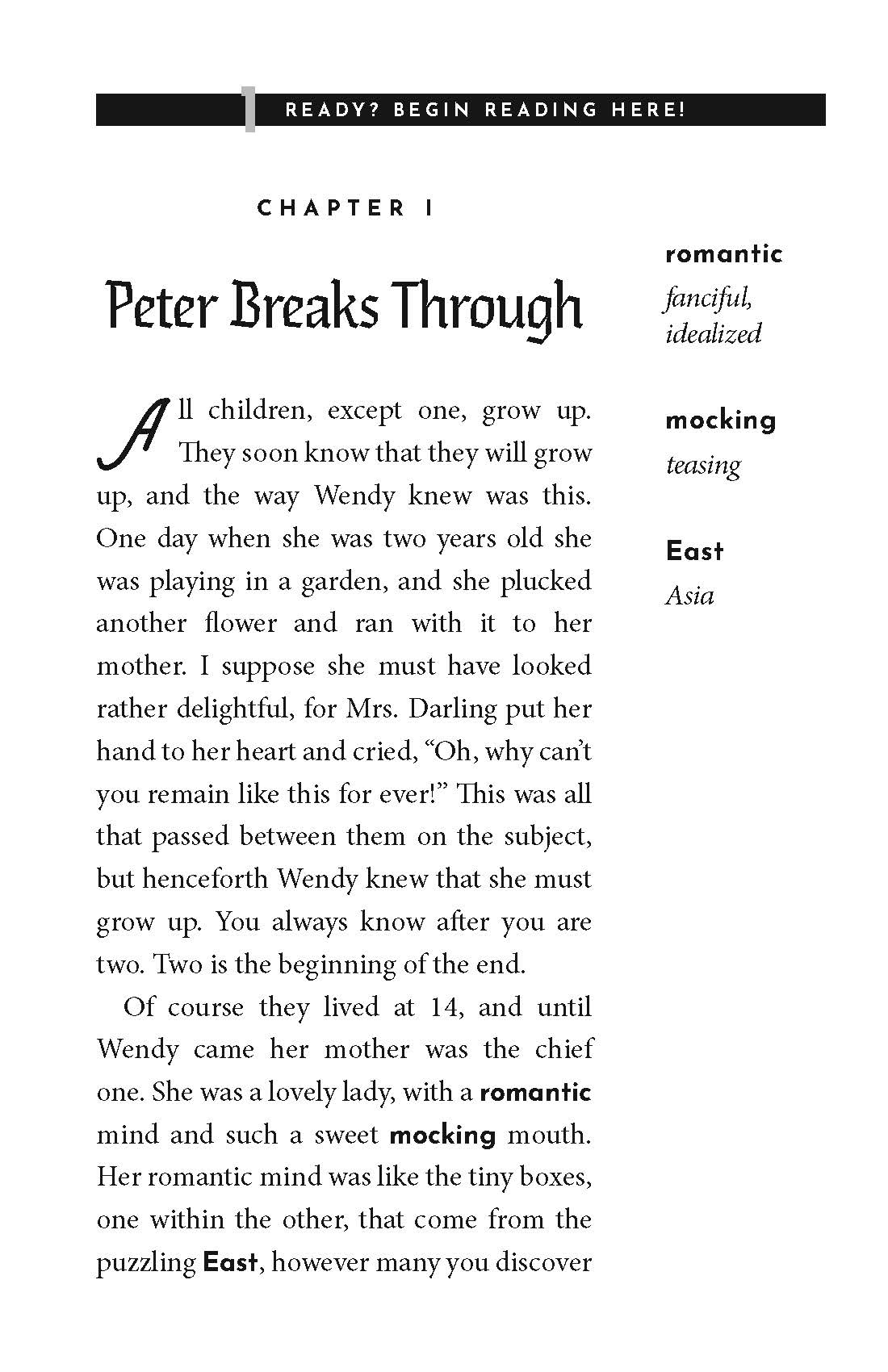Peter Pan: The Read-with-me Edition
