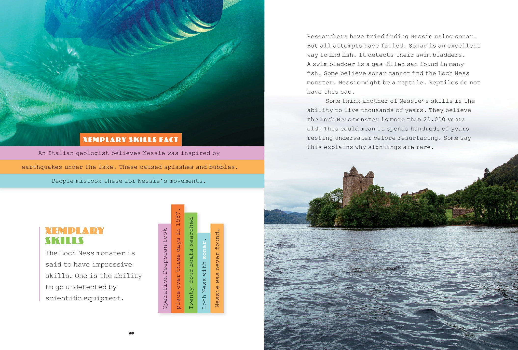 X-Books: Mythical Creatures: Loch Ness Monster by The Creative Company