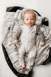 Grayson | Convertible Bamboo Zip Romper