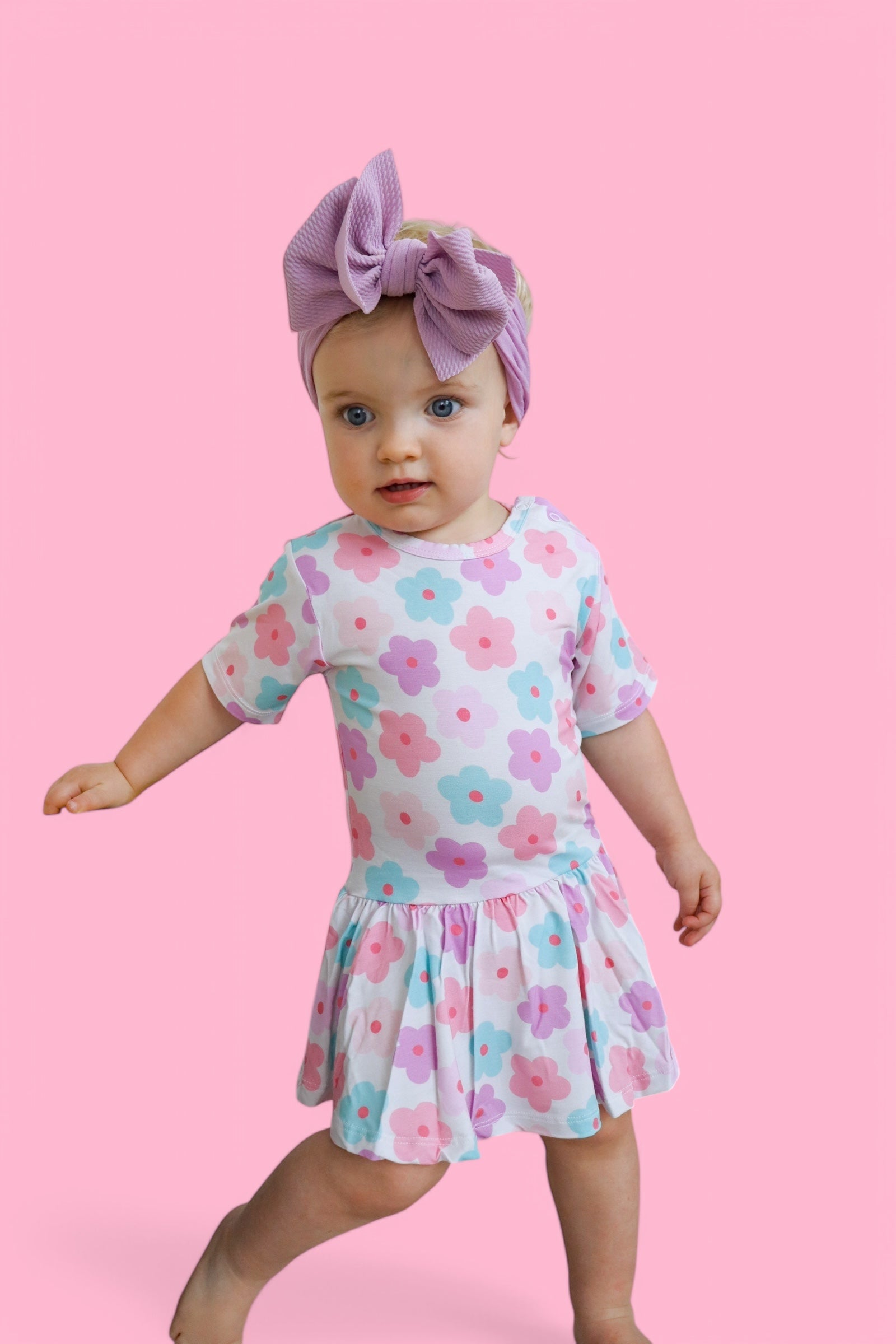 Violet Fields Dream Bodysuit Dress