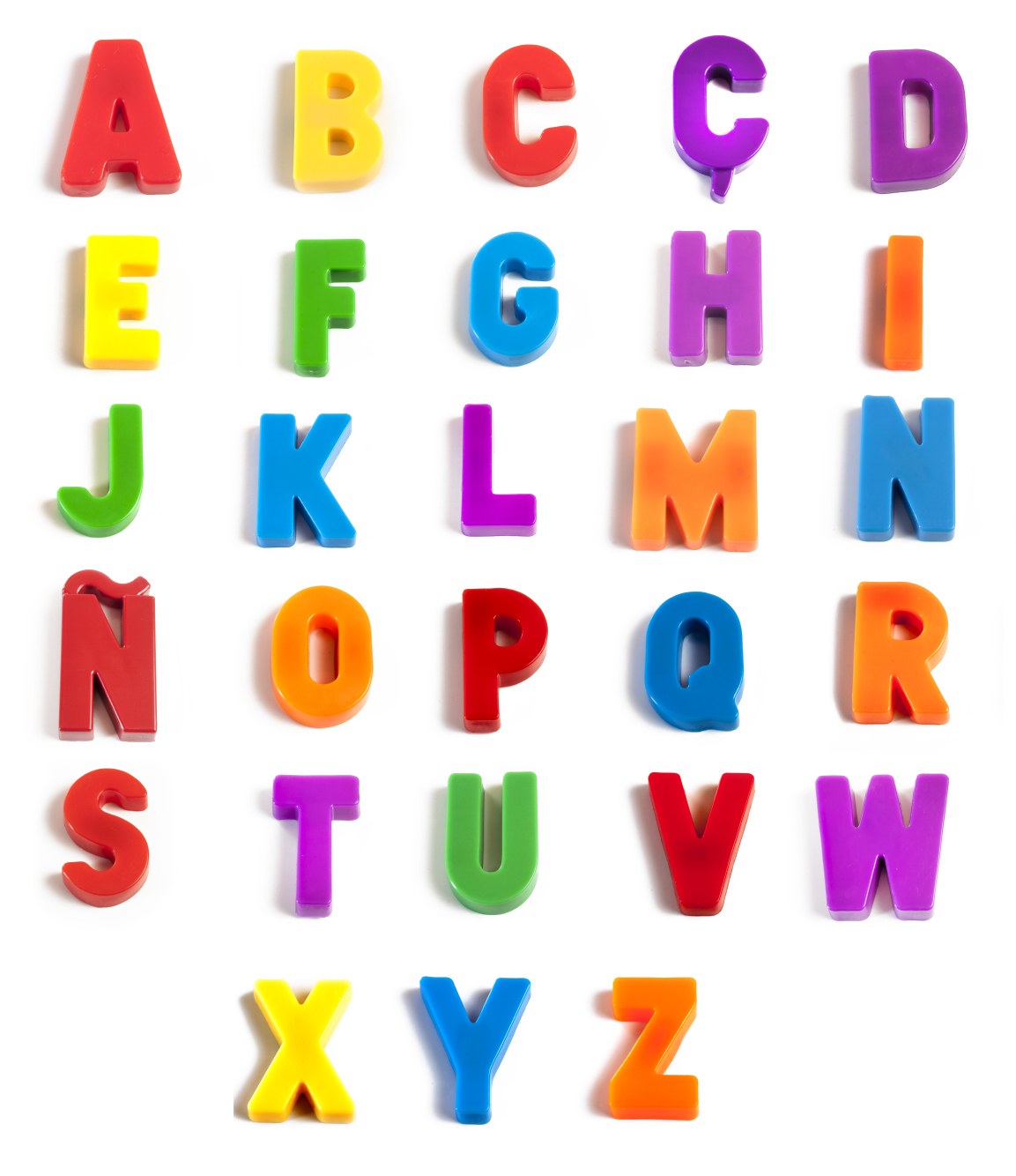 Magnetic Uppercase Letters (154 Pieces)