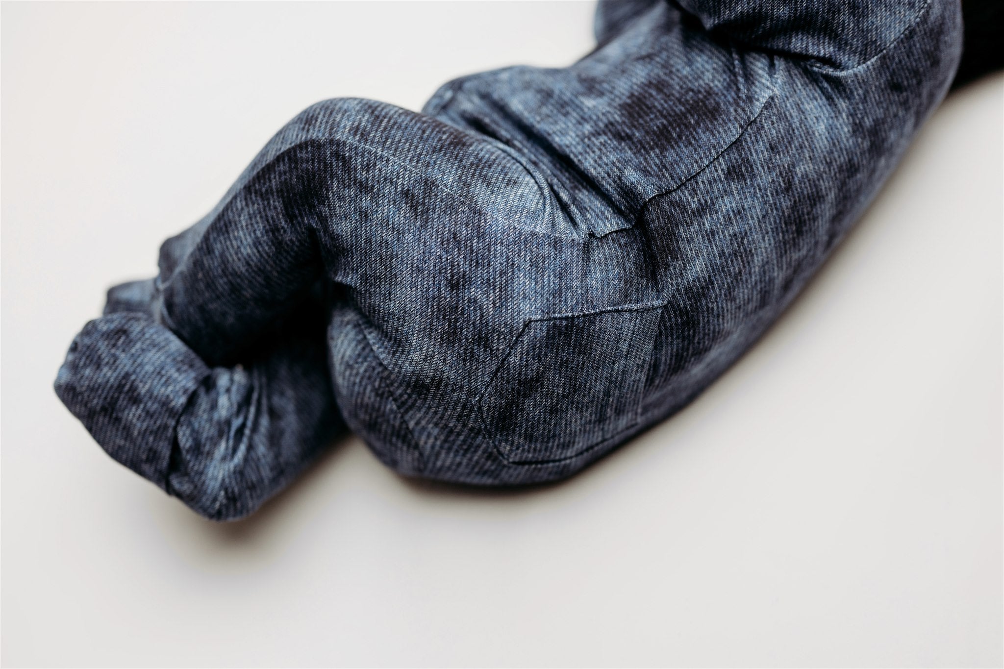 Denim Print | Convertible Bamboo Zip Romper