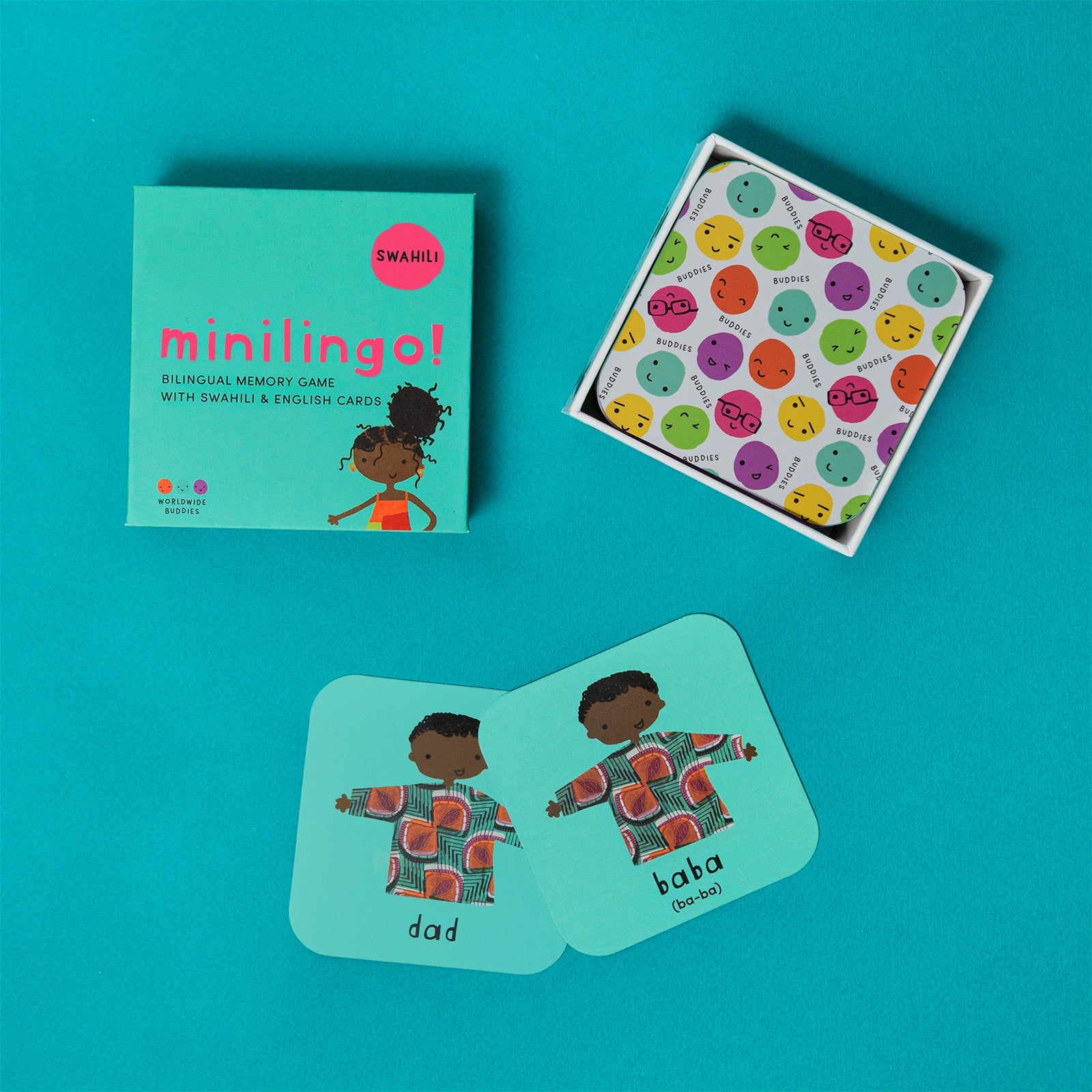 Minilingo, English/swahili Flashcards