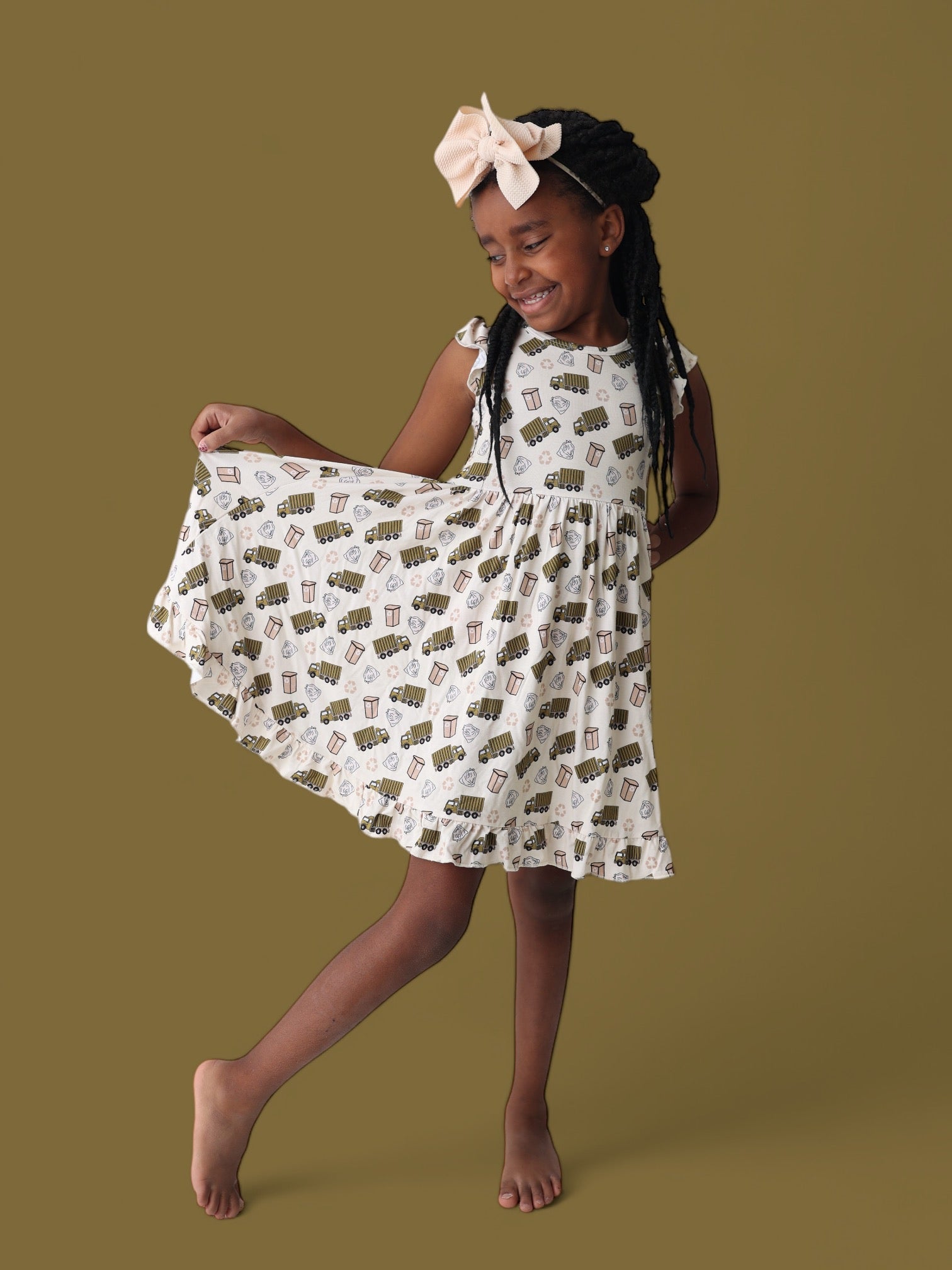 Good Ol' Garbage Dream Ruffle Dress