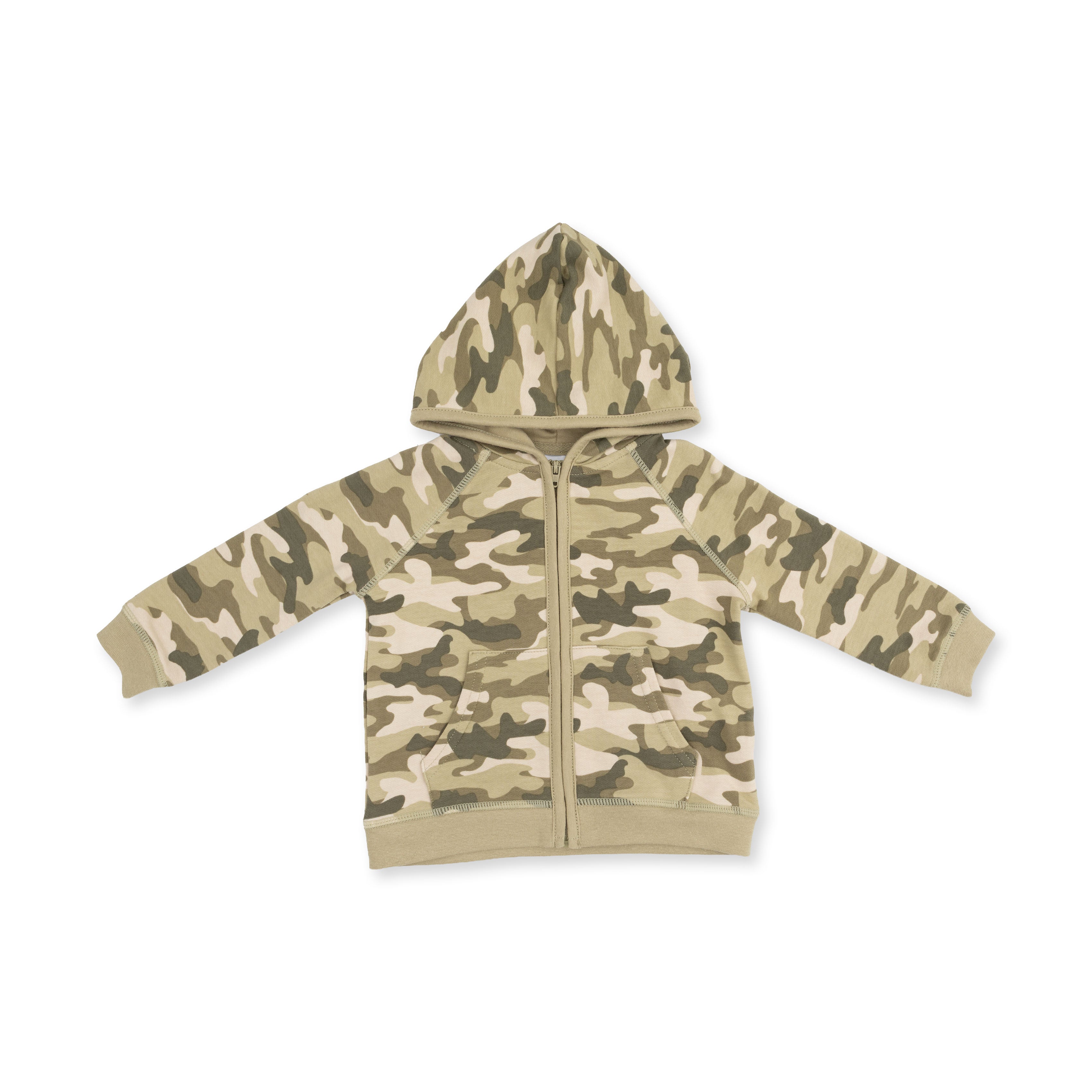 Camo French Terry - Zip Hoodie
