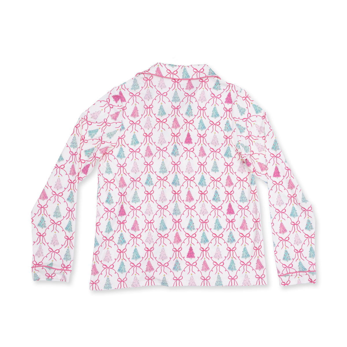 Bow Trellis Tree - Adult Long Sleeve Coat Style With Pants